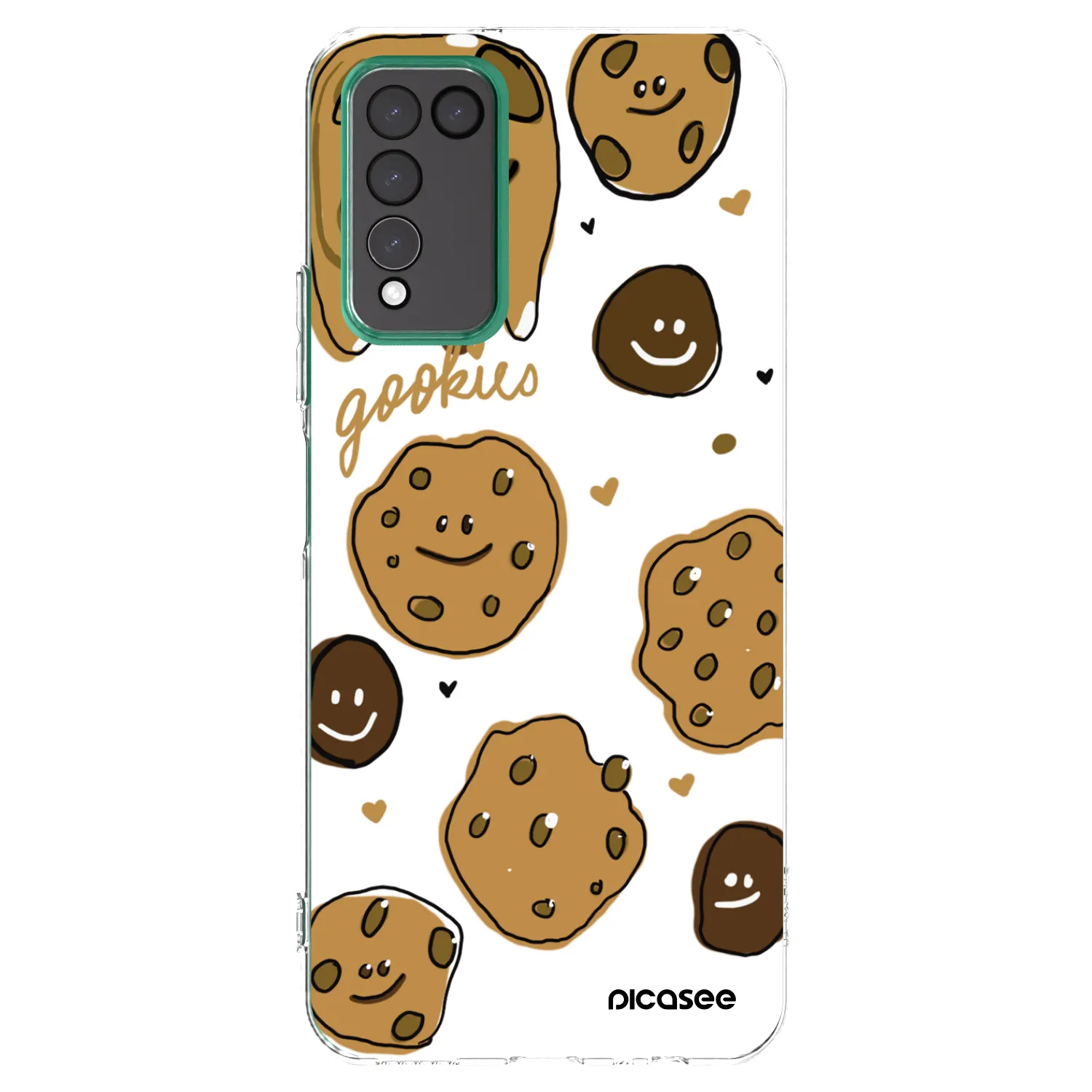 Picasee átlátszó szilikon tok az alábbi mobiltelefonokra Honor 10X Lite - Gookies