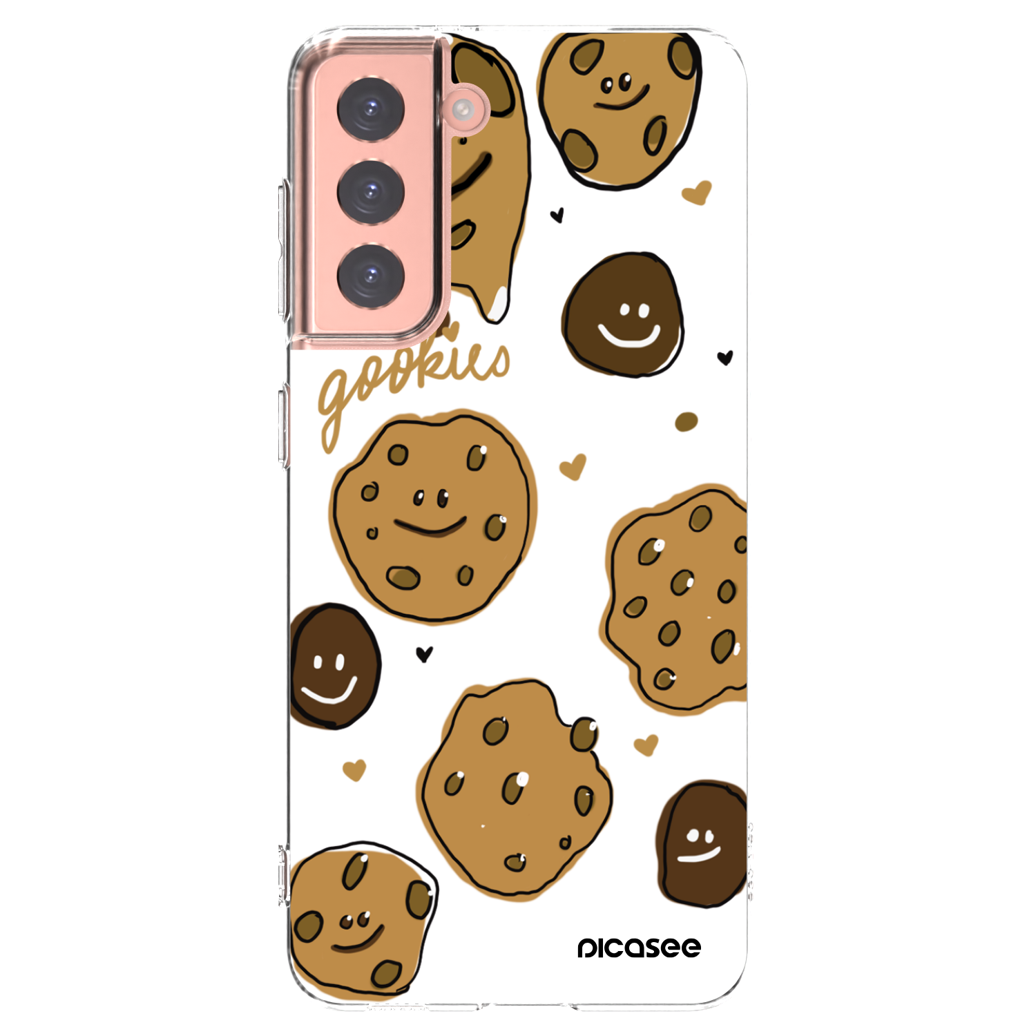 Picasee átlátszó szilikon tok az alábbi mobiltelefonokra Samsung Galaxy S21 5G G991B - Gookies