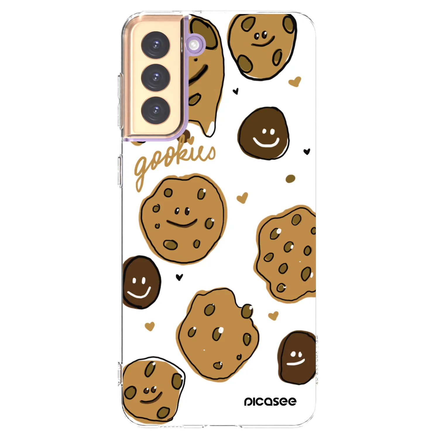 Picasee átlátszó szilikon tok az alábbi mobiltelefonokra Samsung Galaxy S21+ 5G G996F - Gookies