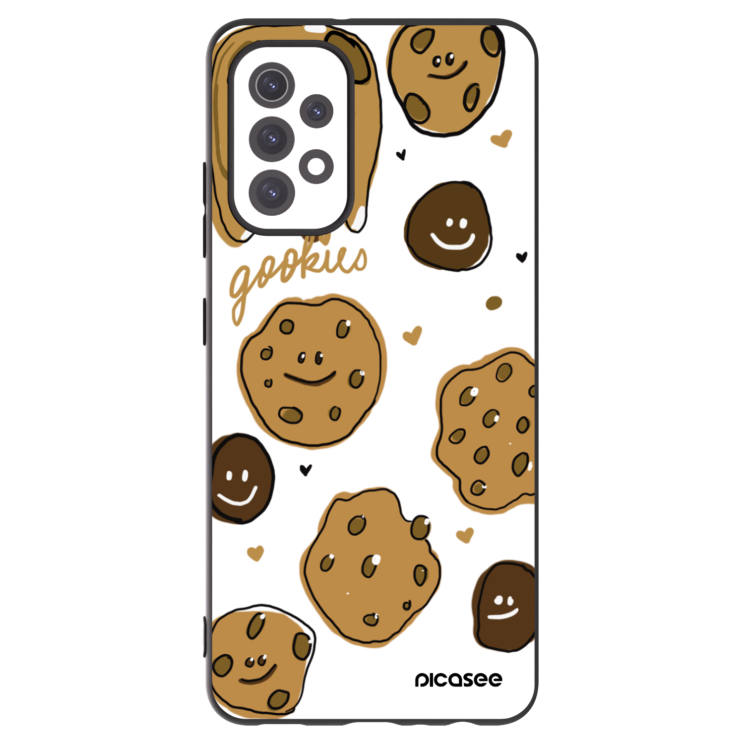 Picasee fekete szilikon tok az alábbi mobiltelefonokra Samsung Galaxy A32 5G A326B - Gookies