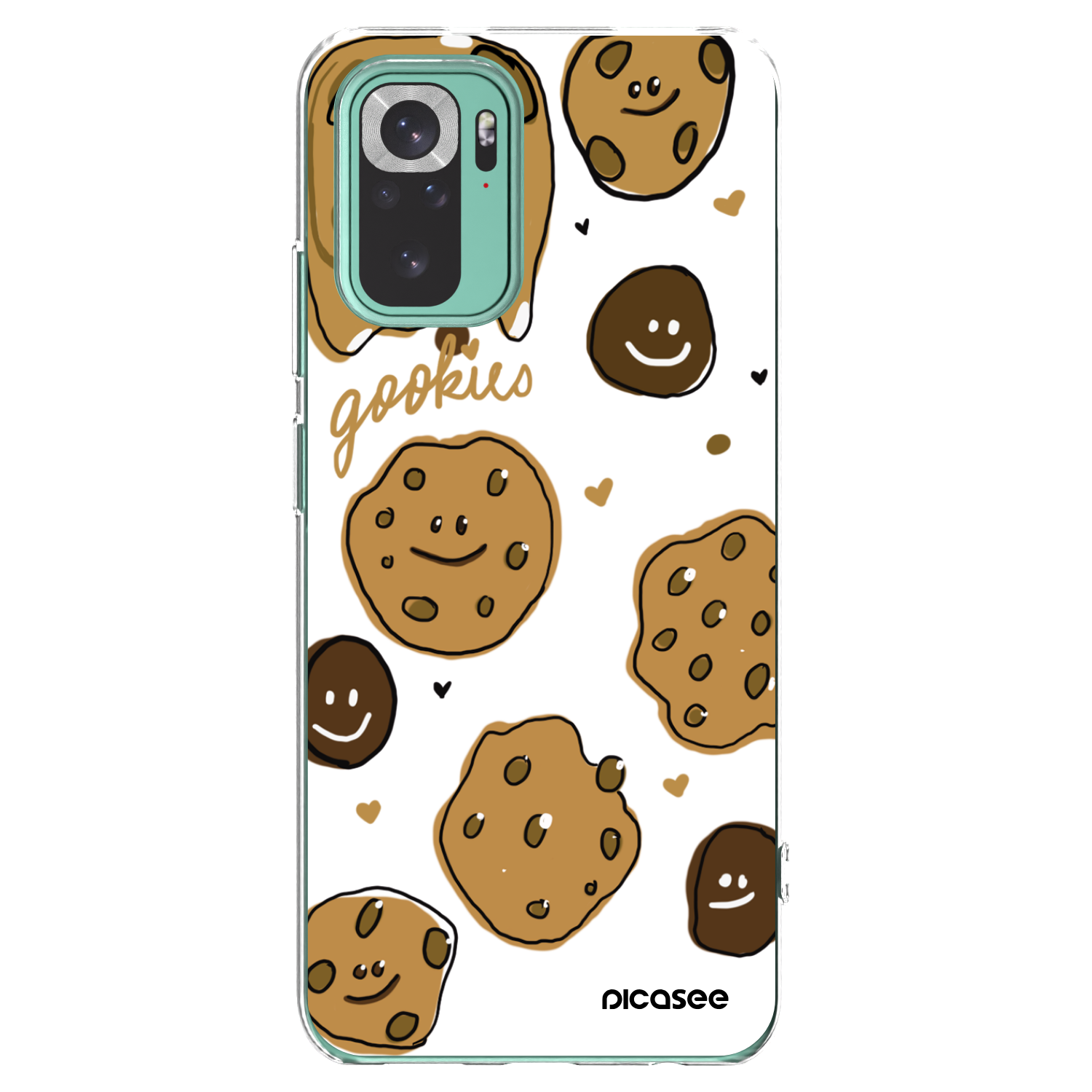 Picasee átlátszó szilikon tok az alábbi mobiltelefonokra Xiaomi Redmi Note 10 Pro - Gookies