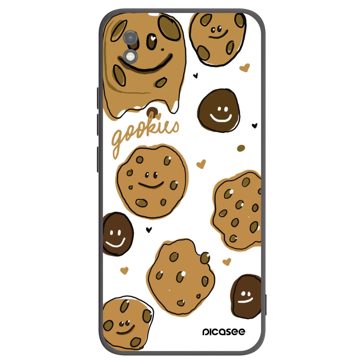 Picasee fekete szilikon tok az alábbi mobiltelefonokra Xiaomi Redmi 9AT - Gookies