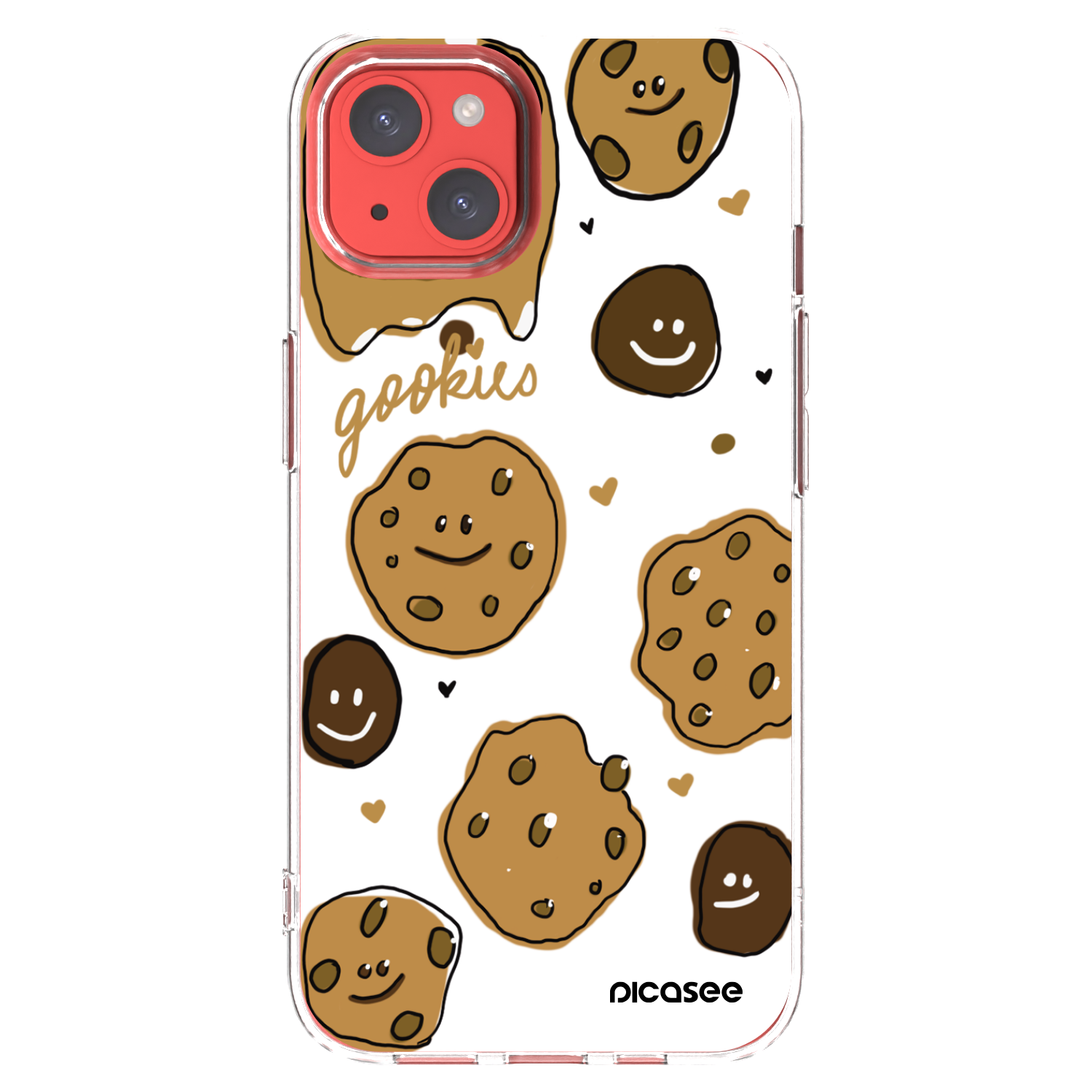 Picasee átlátszó szilikon tok az alábbi mobiltelefonokra Apple iPhone 13 - Gookies