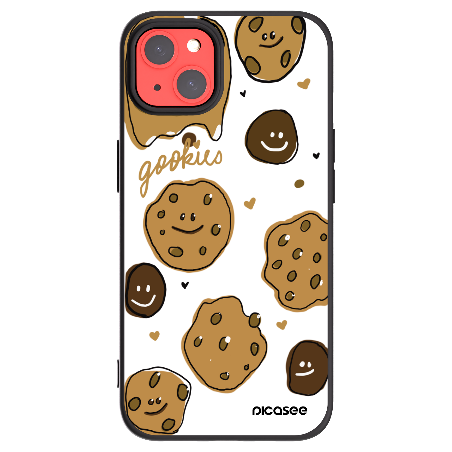 Picasee fekete szilikon tok az alábbi mobiltelefonokra Apple iPhone 13 - Gookies