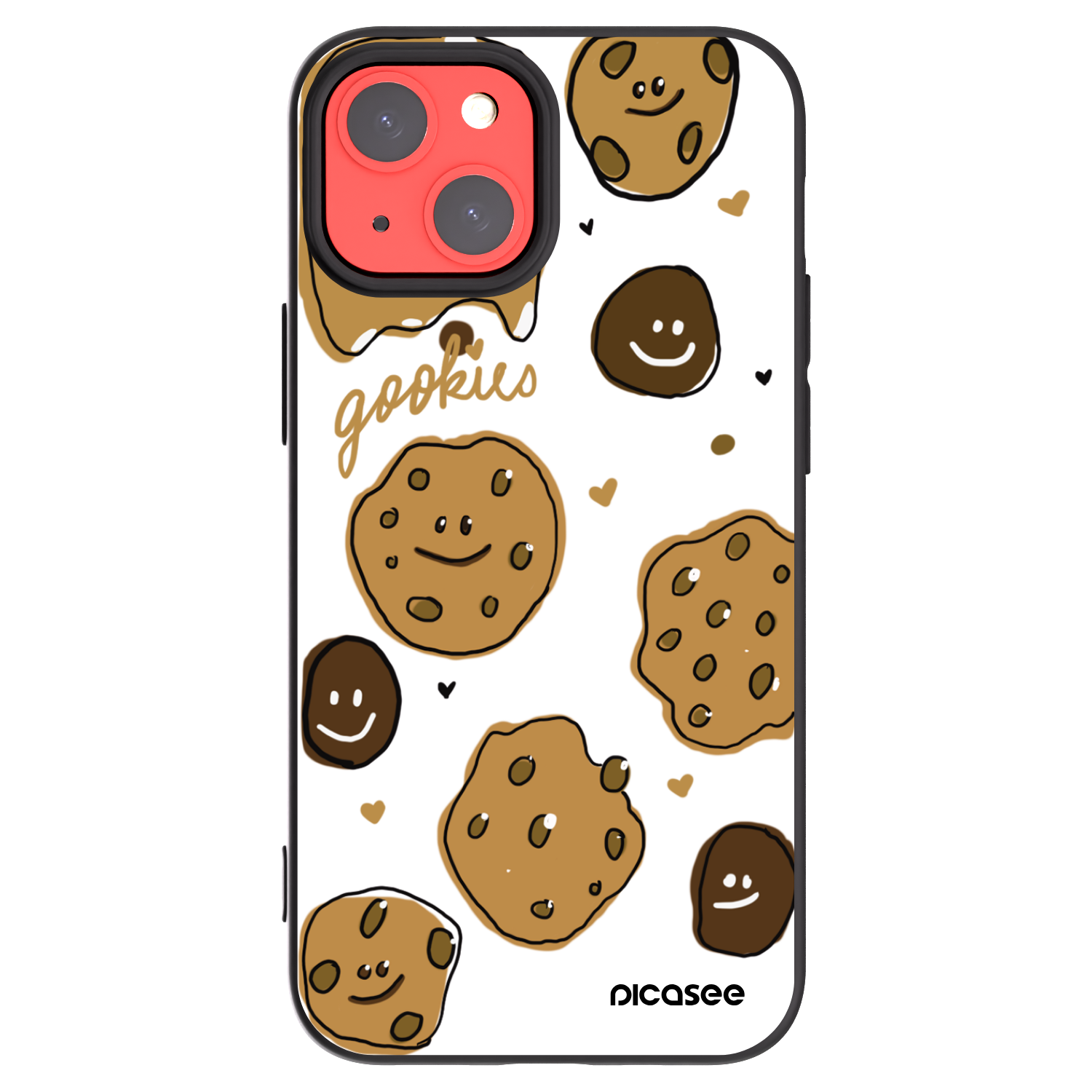 Picasee fekete szilikon tok az alábbi mobiltelefonokra Apple iPhone 13 mini - Gookies