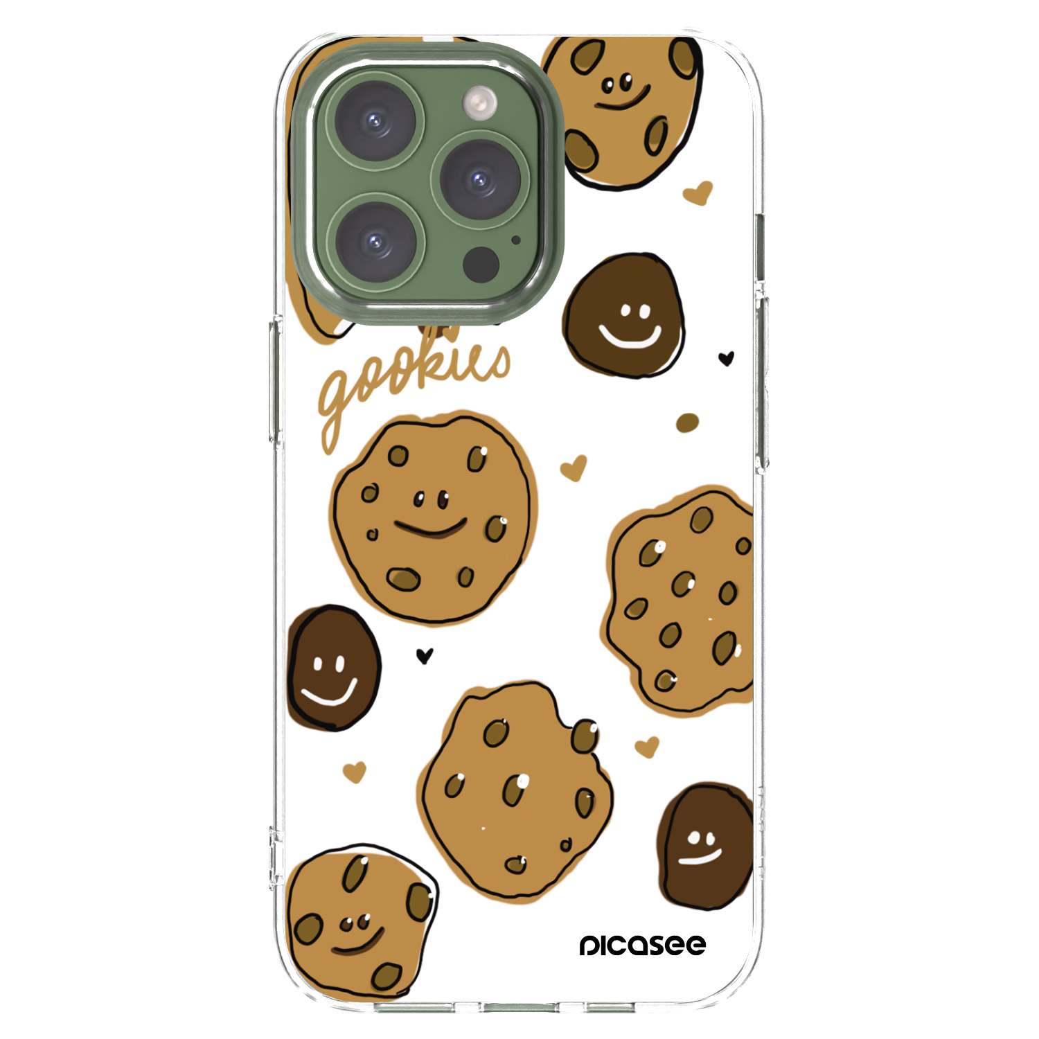 Picasee átlátszó szilikon tok az alábbi mobiltelefonokra Apple iPhone 13 Pro - Gookies