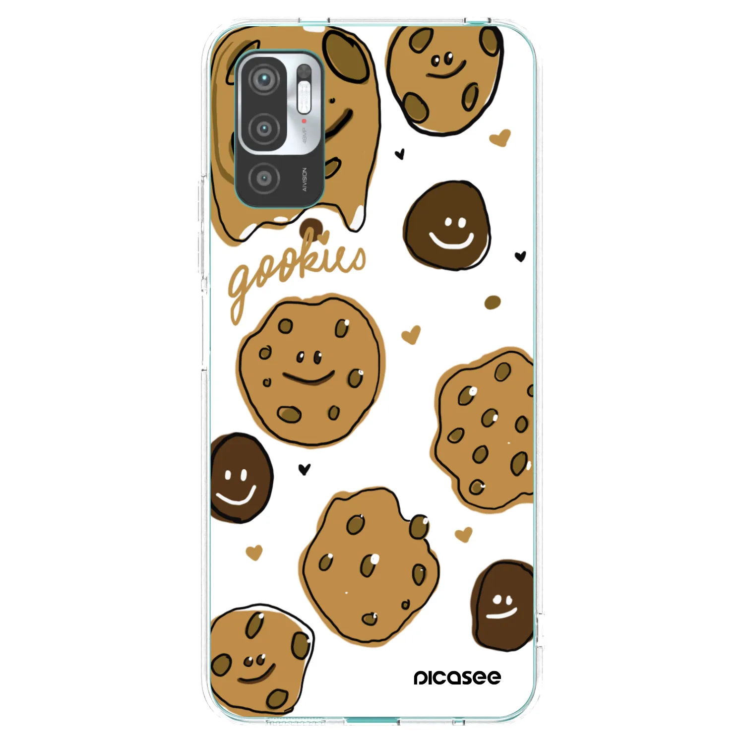 Picasee átlátszó szilikon tok az alábbi mobiltelefonokra Xiaomi Redmi Note 10 5G - Gookies