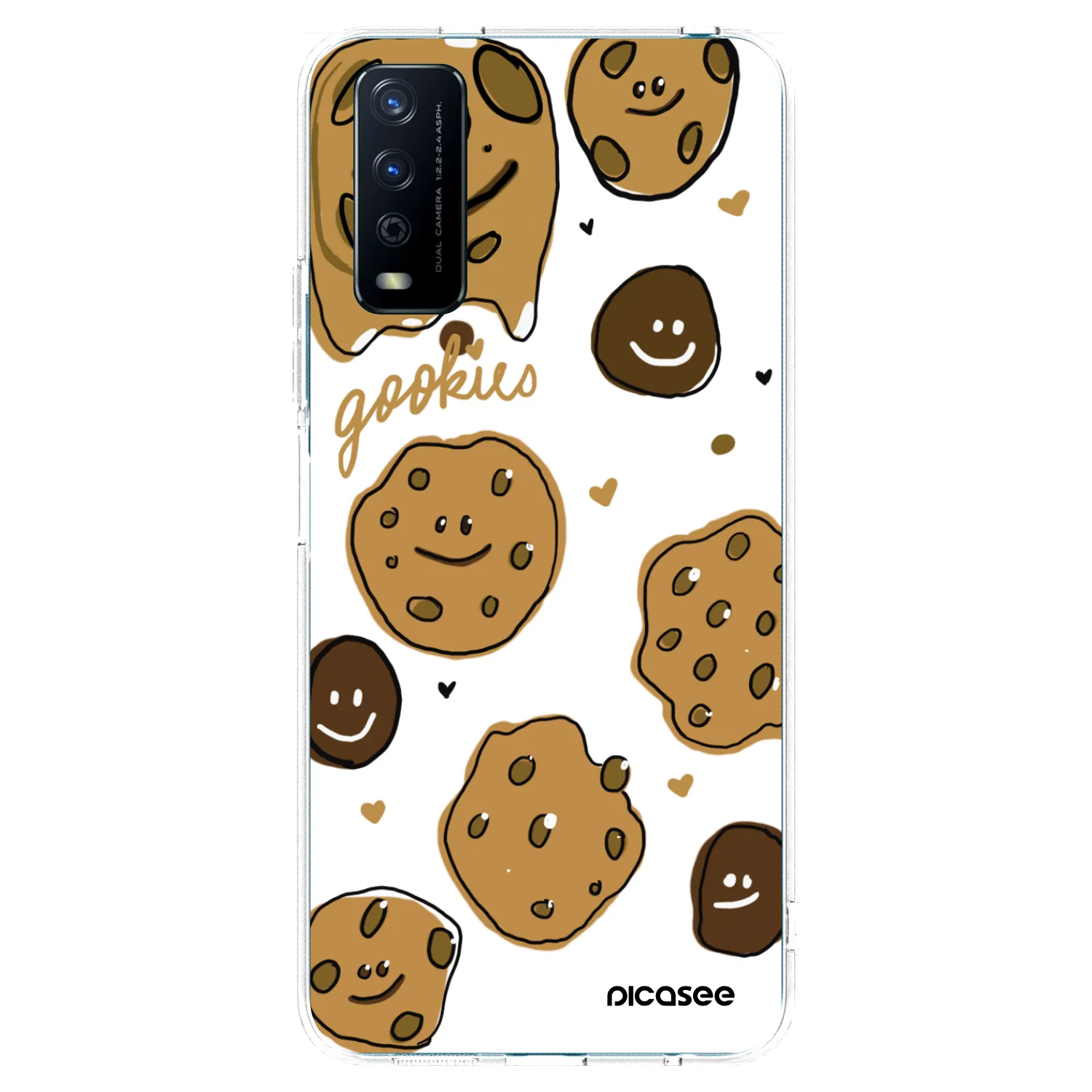 Picasee átlátszó szilikon tok az alábbi mobiltelefonokra Vivo Y11s - Gookies