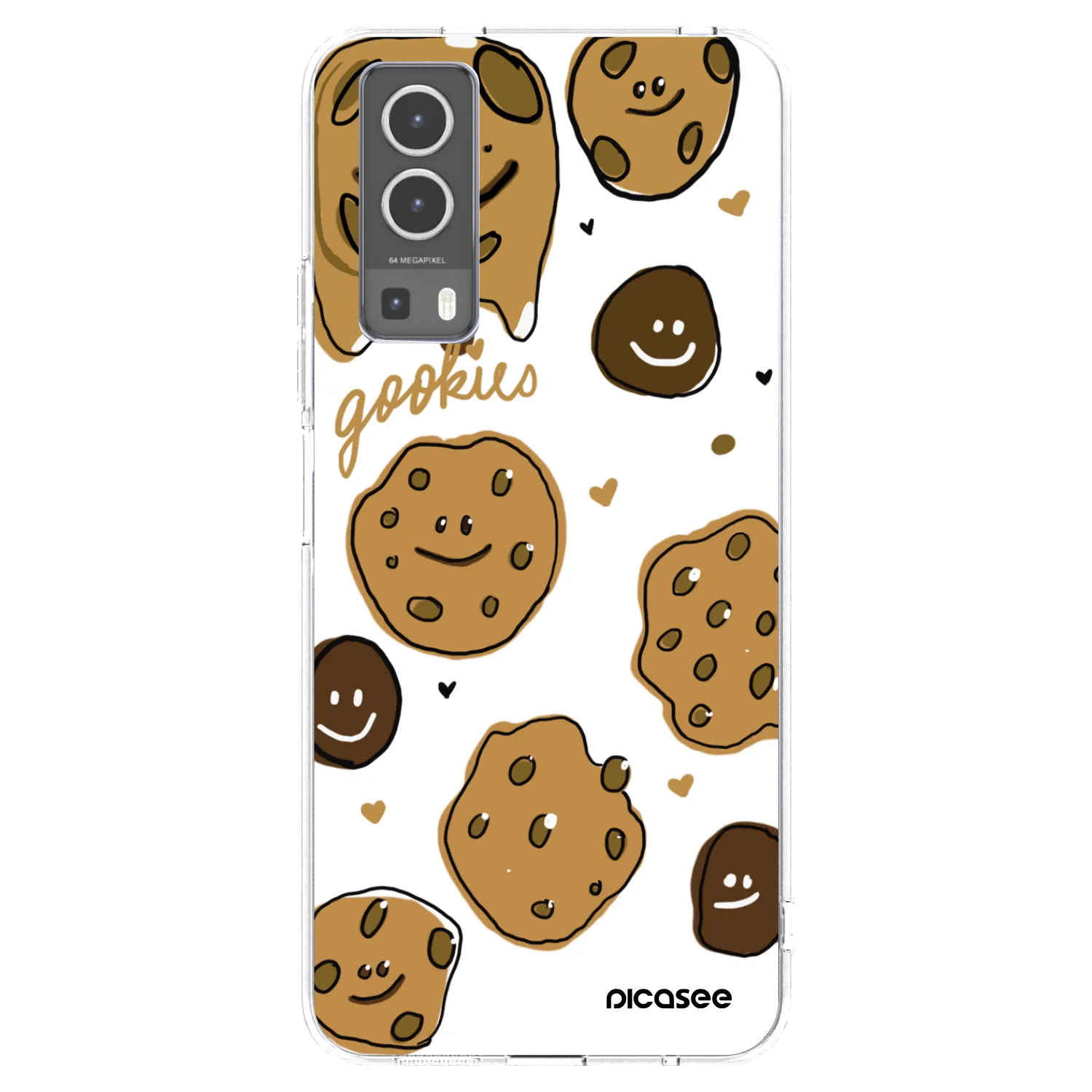 Picasee átlátszó szilikon tok az alábbi mobiltelefonokra Vivo Y72 5G - Gookies