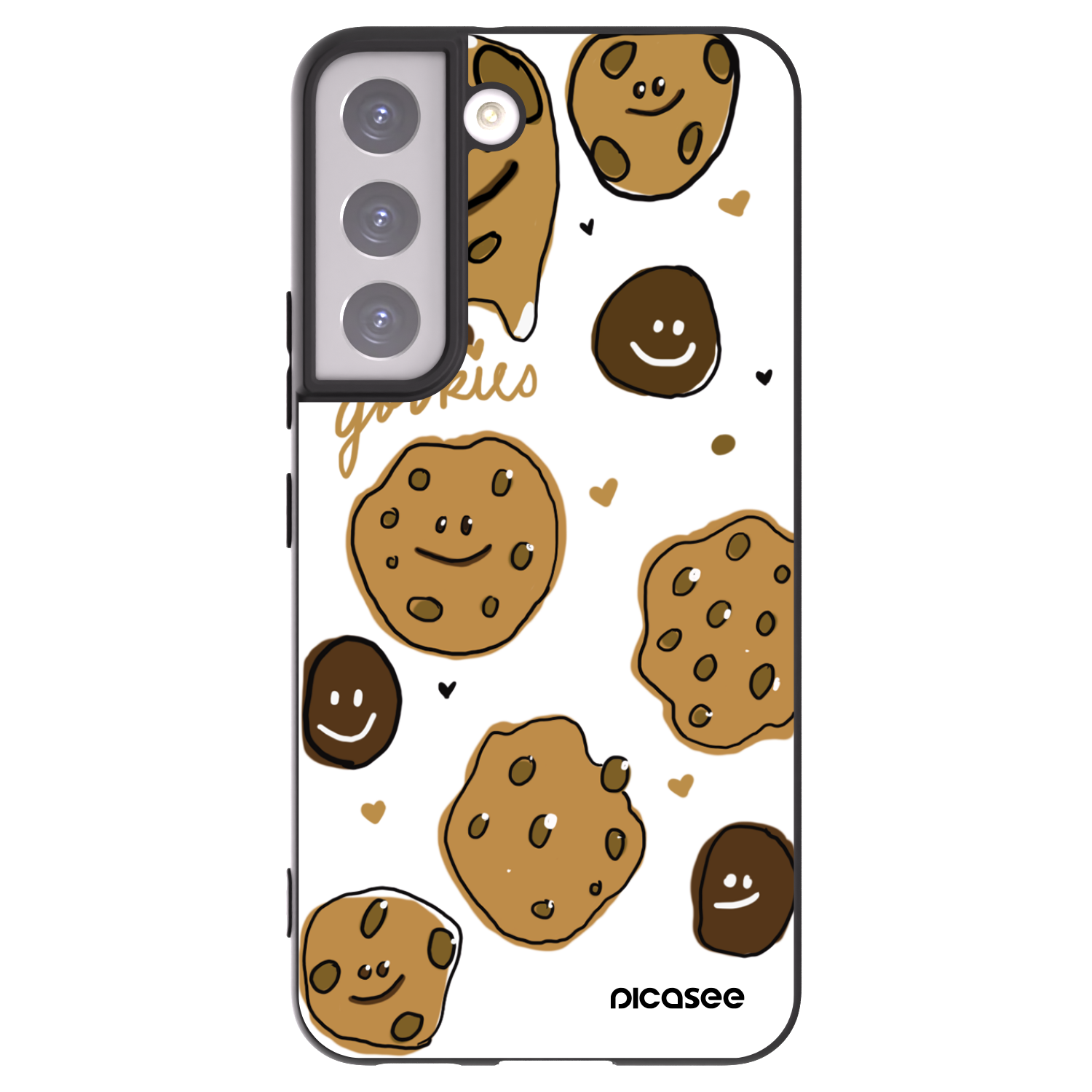 Picasee fekete szilikon tok az alábbi mobiltelefonokra Samsung Galaxy S22 5G - Gookies