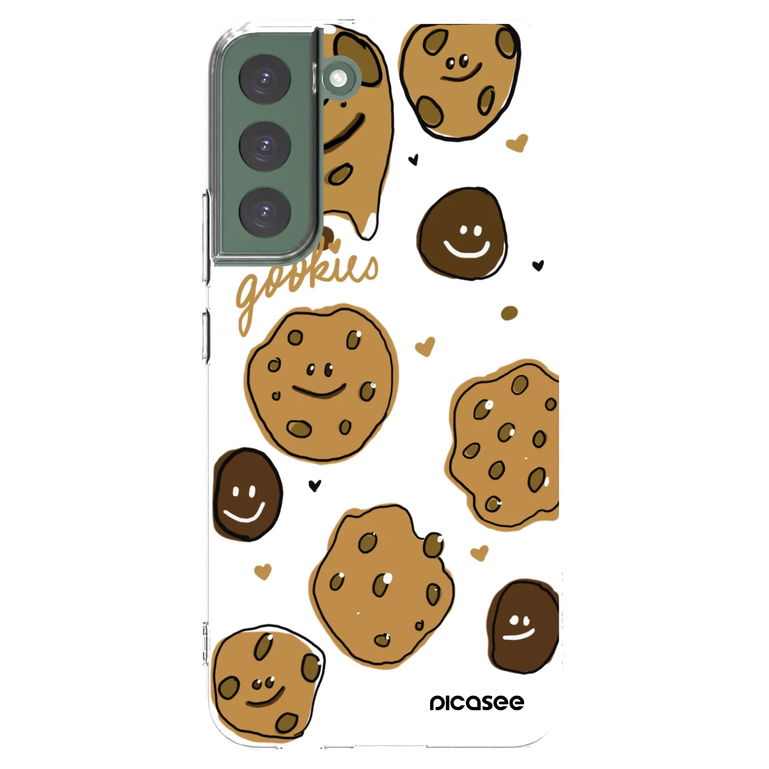 Picasee átlátszó szilikon tok az alábbi mobiltelefonokra Samsung Galaxy S22+ 5G - Gookies