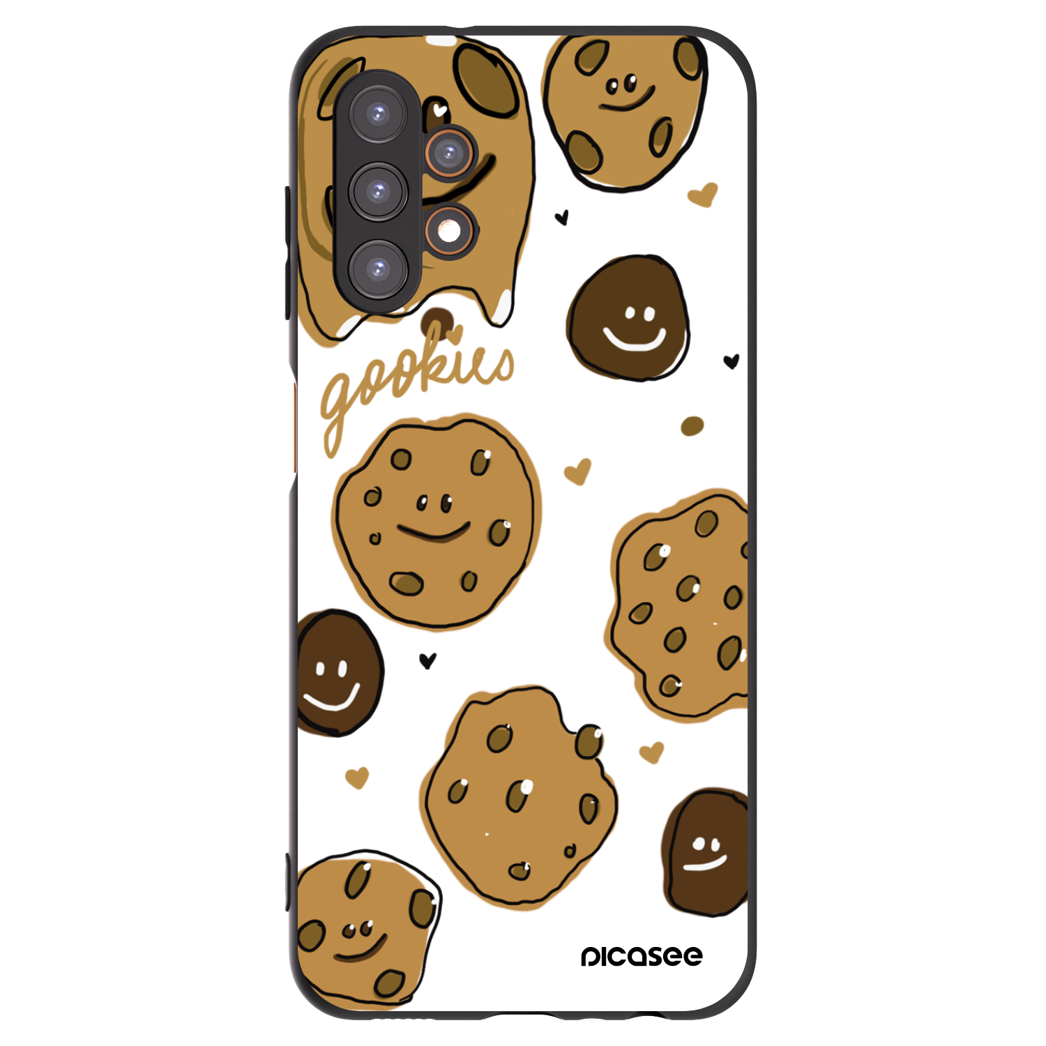 Picasee fekete szilikon tok az alábbi mobiltelefonokra Samsung Galaxy A13 4G A135 - Gookies