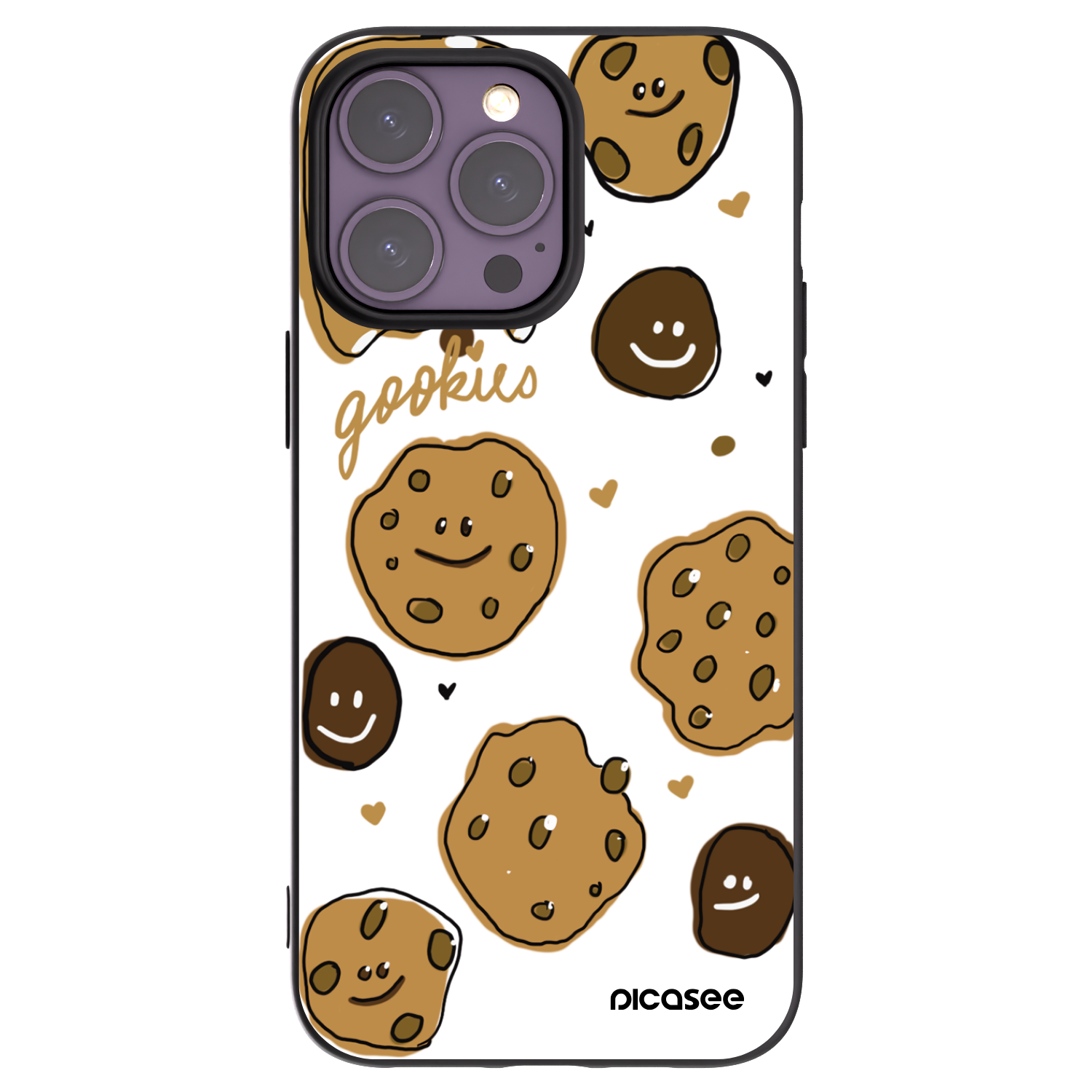 Picasee fekete szilikon tok az alábbi mobiltelefonokra Apple iPhone 14 Pro Max - Gookies