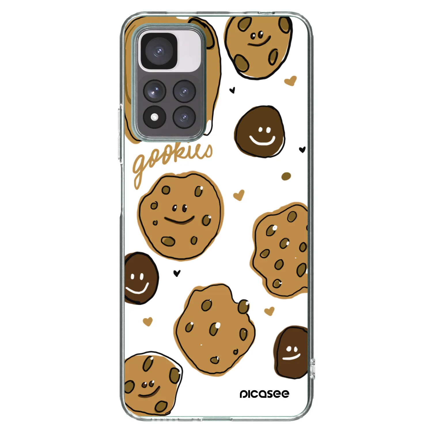 Picasee átlátszó szilikon tok az alábbi mobiltelefonokra Xiaomi Redmi Note 11 Pro+ 5G - Gookies