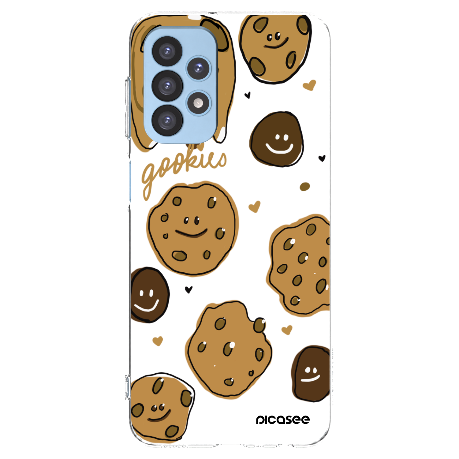 Picasee átlátszó szilikon tok az alábbi mobiltelefonokra Samsung Galaxy A23 A235F 4G - Gookies