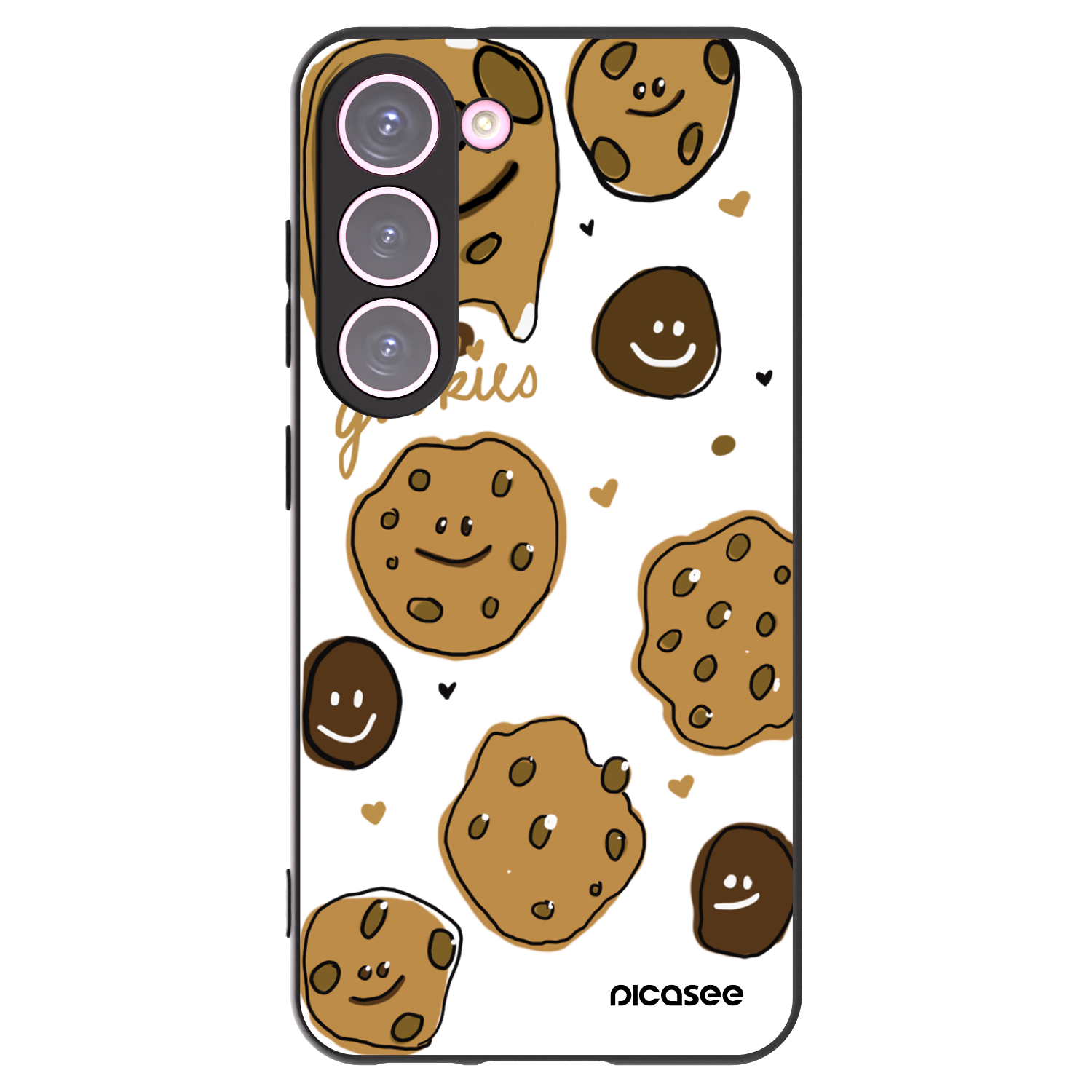 Picasee fekete szilikon tok az alábbi mobiltelefonokra Samsung Galaxy S23 5G - Gookies