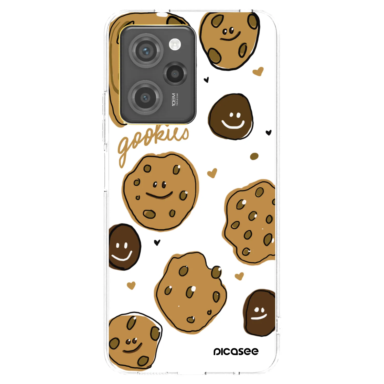 Picasee fekete szilikon tok az alábbi mobiltelefonokra Xiaomi Poco X5 Pro - Gookies