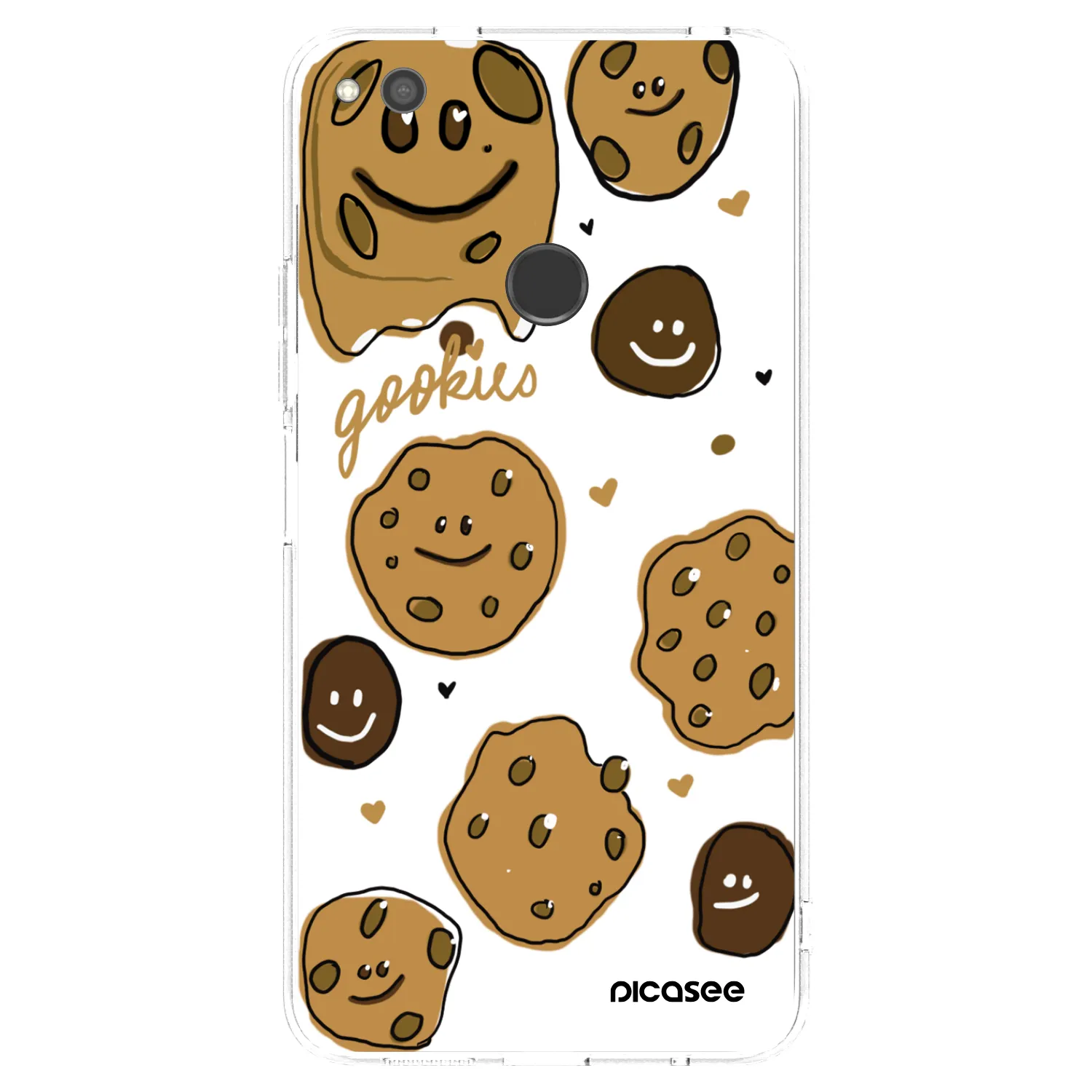 Picasee átlátszó szilikon tok az alábbi mobiltelefonokra Huawei P9 Lite 2017 - Gookies