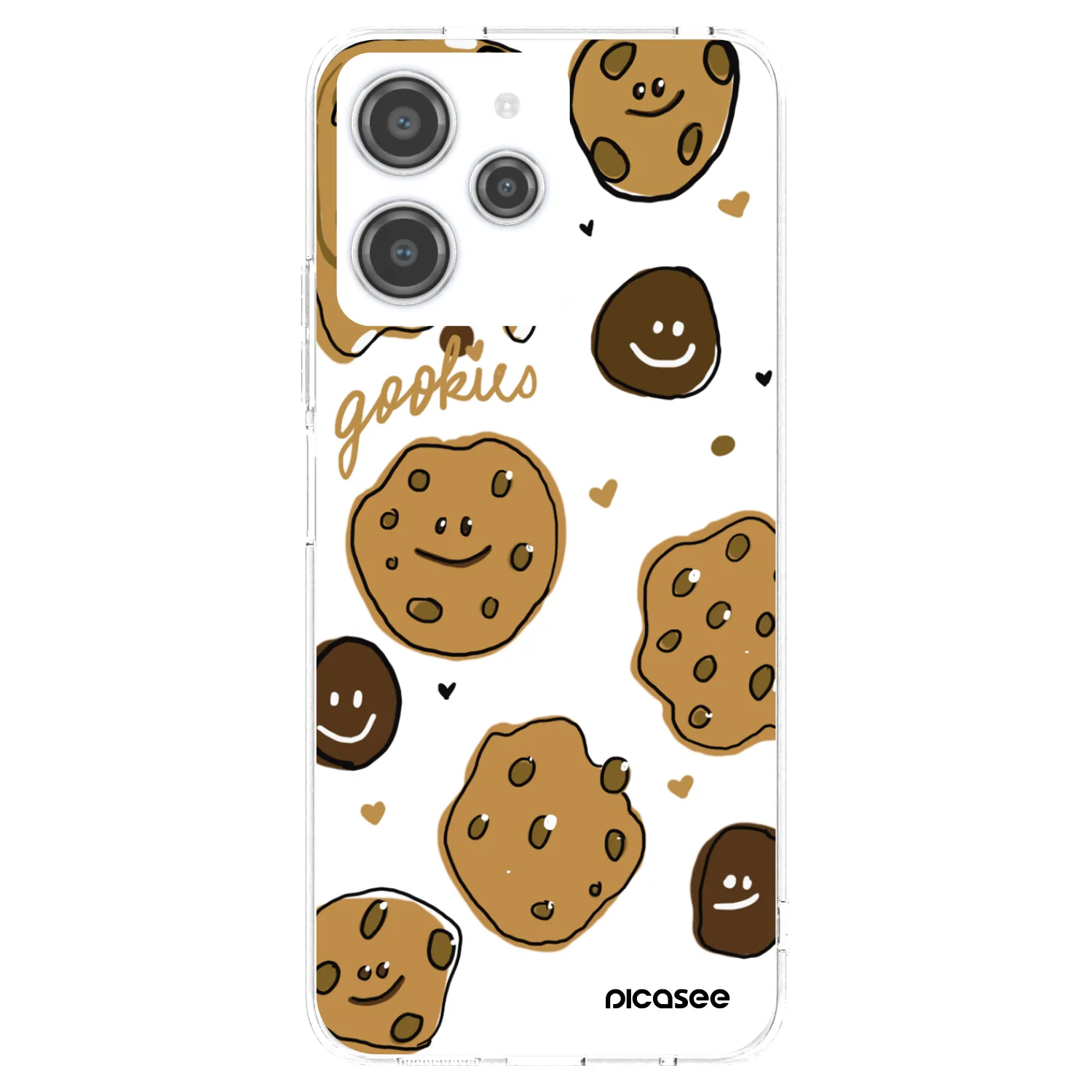 Picasee átlátszó szilikon tok az alábbi mobiltelefonokra Xiaomi Redmi 12 4G - Gookies