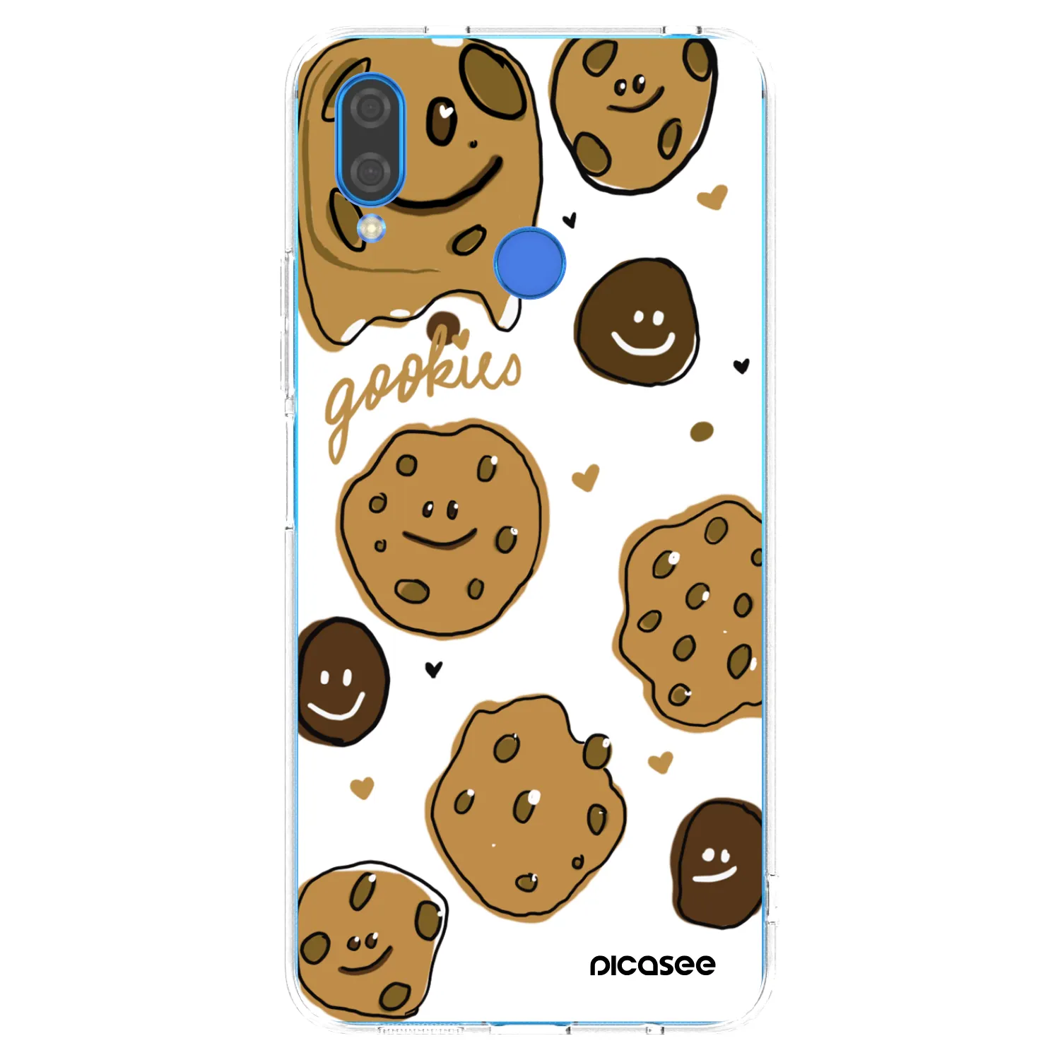 Picasee átlátszó szilikon tok az alábbi mobiltelefonokra Huawei Nova 3i - Gookies