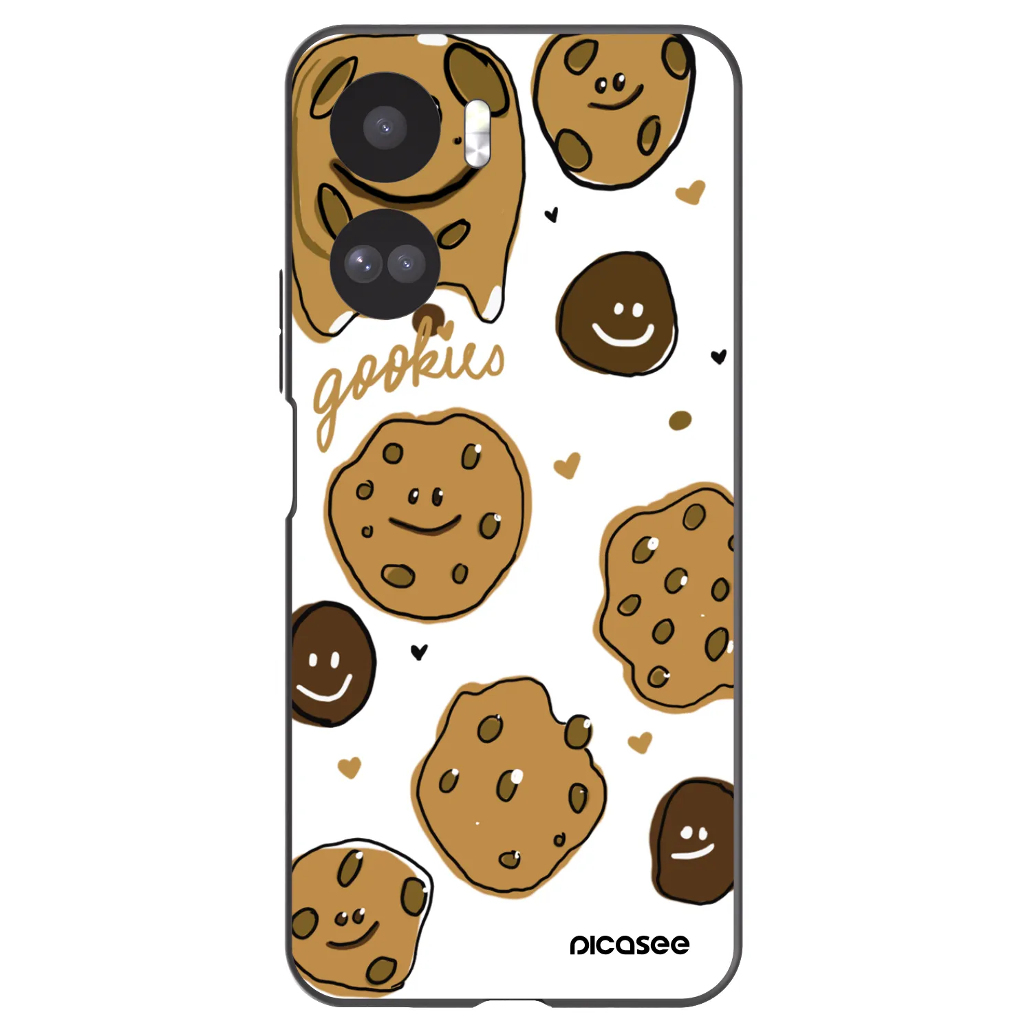 Picasee fekete szilikon tok az alábbi mobiltelefonokra Honor 90 Lite 5G - Gookies