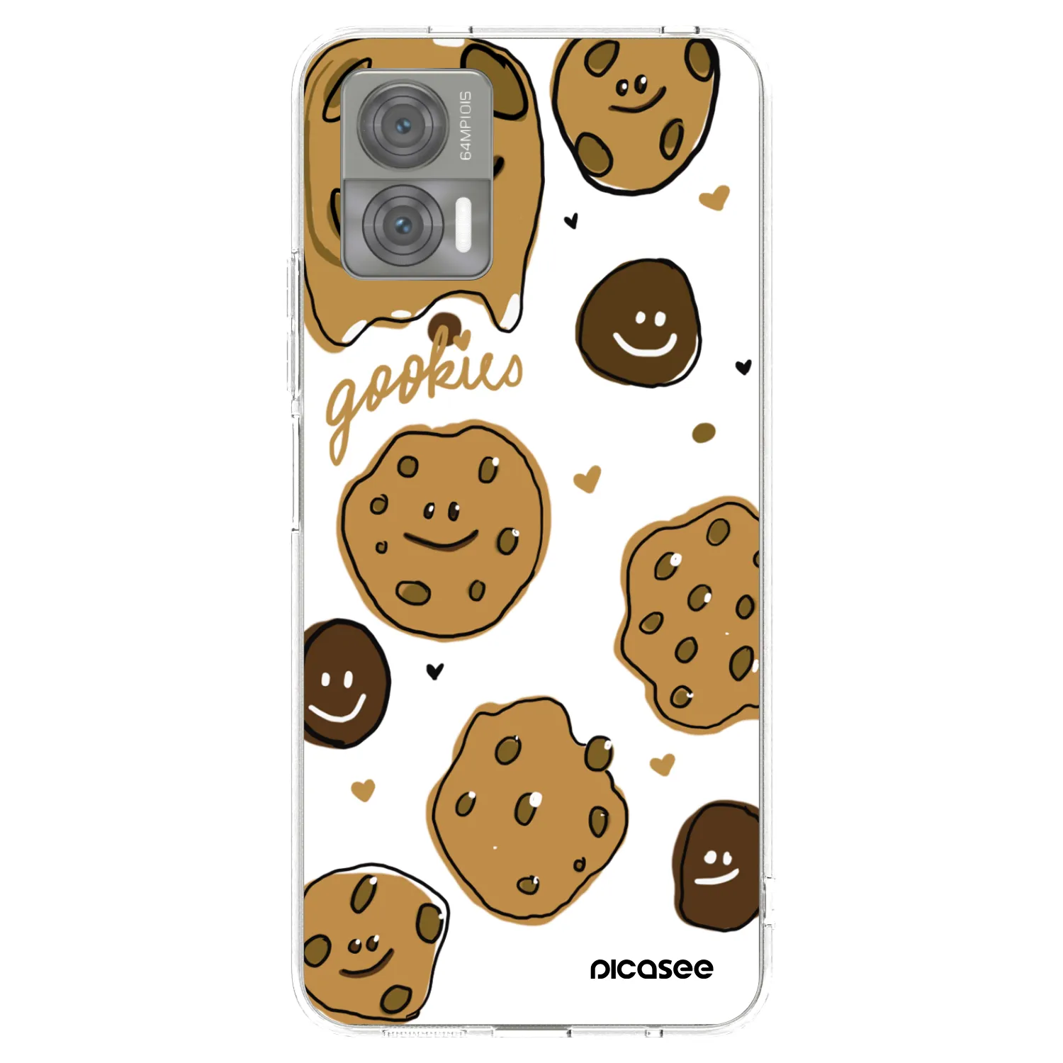 Picasee átlátszó szilikon tok az alábbi mobiltelefonokra Motorola Edge 30 Neo - Gookies