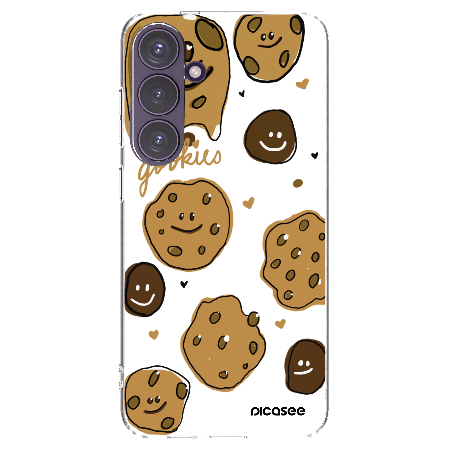 Picasee átlátszó szilikon tok az alábbi mobiltelefonokra Samsung Galaxy S24+ S926B 5G - Gookies