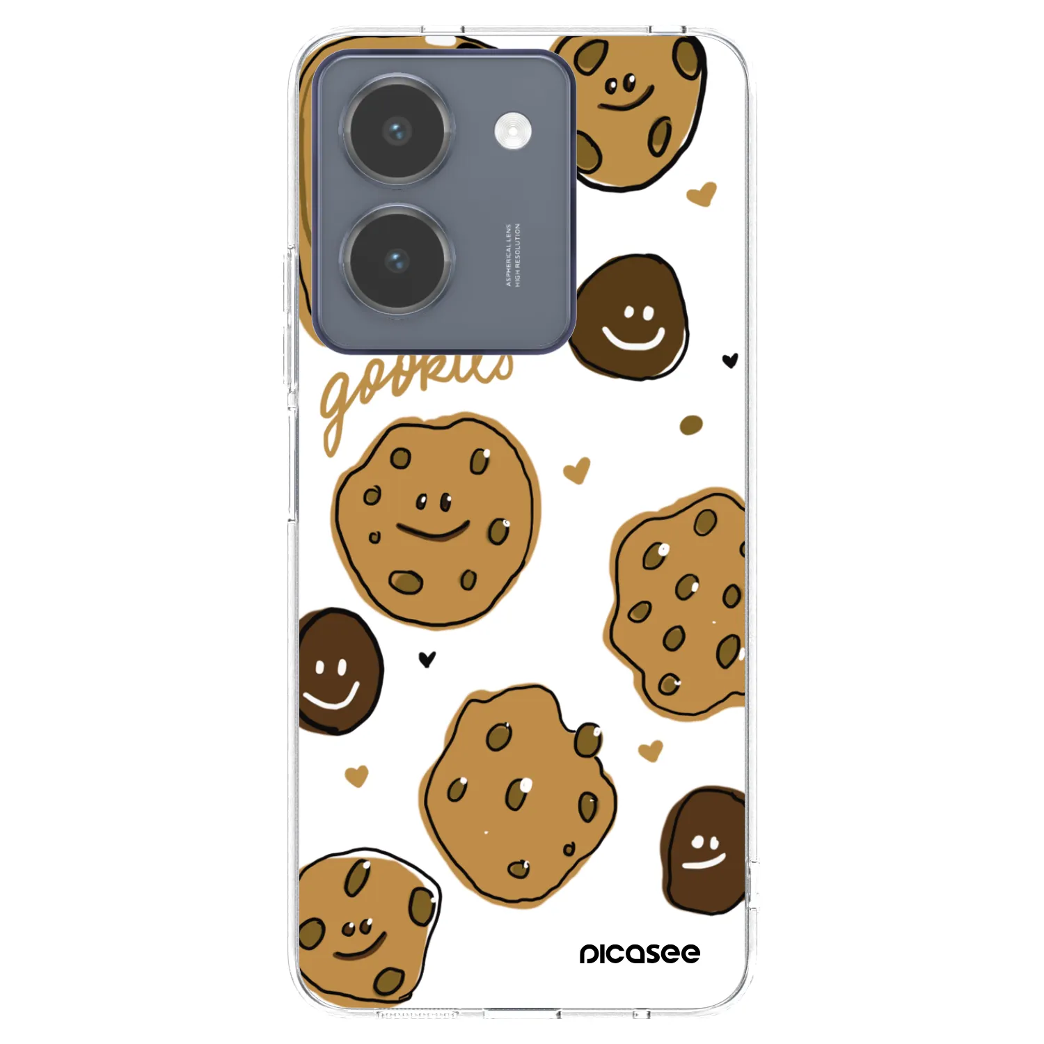 Picasee átlátszó szilikon tok az alábbi mobiltelefonokra Vivo Y36 4G - Gookies