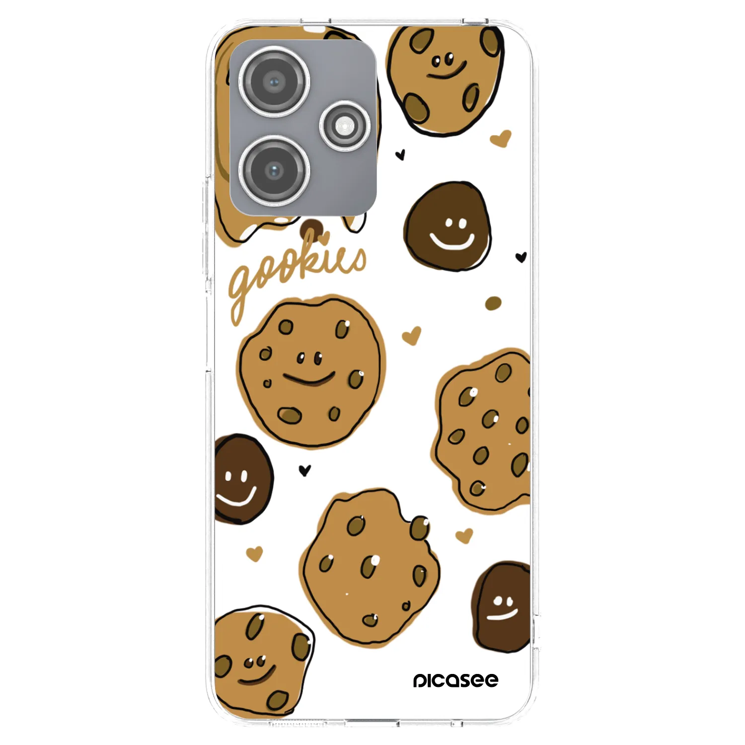 Picasee átlátszó szilikon tok az alábbi mobiltelefonokra Xiaomi Redmi 12 5G - Gookies