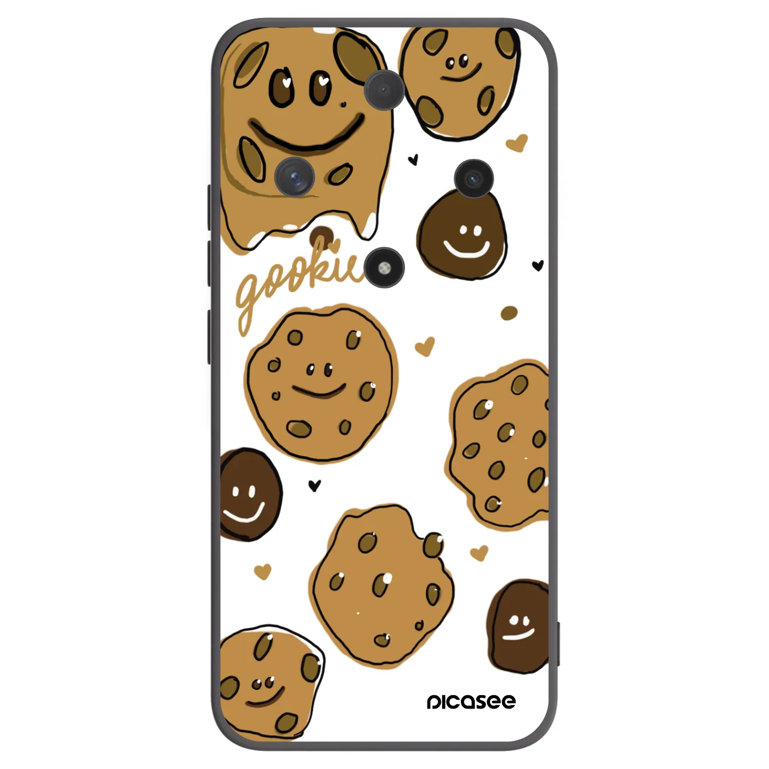 Picasee fekete szilikon tok az alábbi mobiltelefonokra Honor Magic6 Lite 5G - Gookies