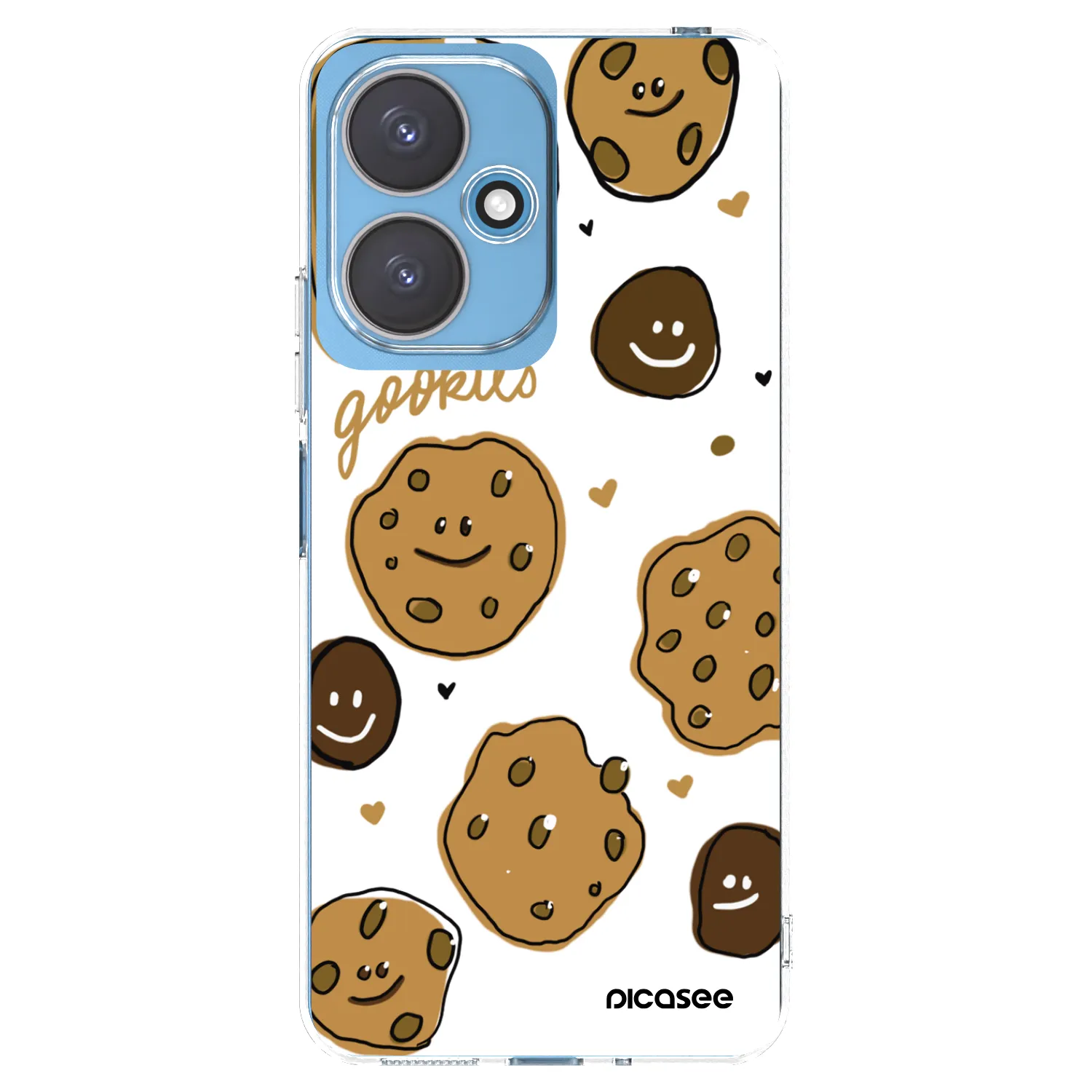 Picasee átlátszó szilikon tok az alábbi mobiltelefonokra Xiaomi Redmi 13C 5G - Gookies