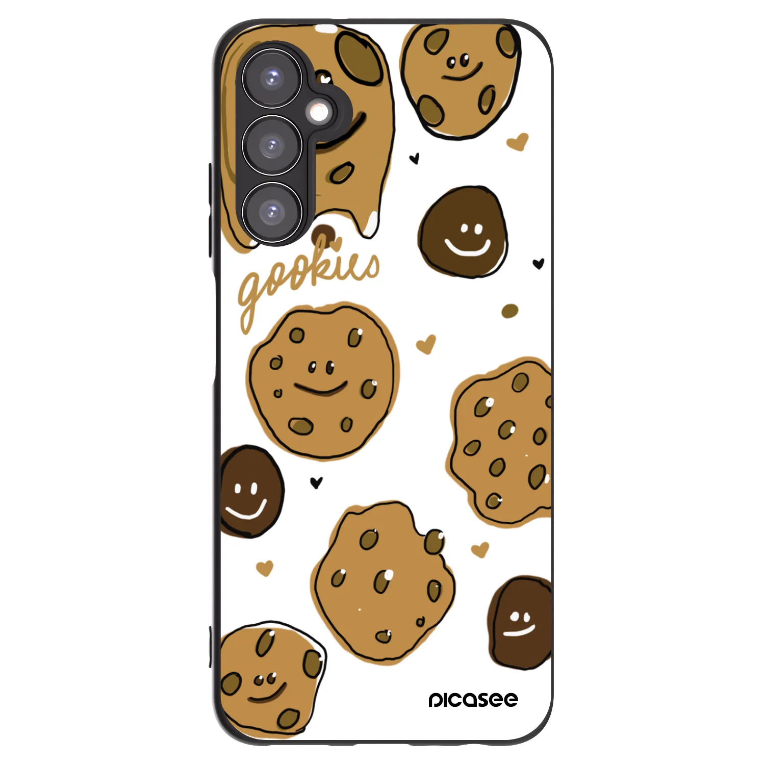 Picasee fekete szilikon tok az alábbi mobiltelefonokra Samsung Galaxy A05s A057G - Gookies