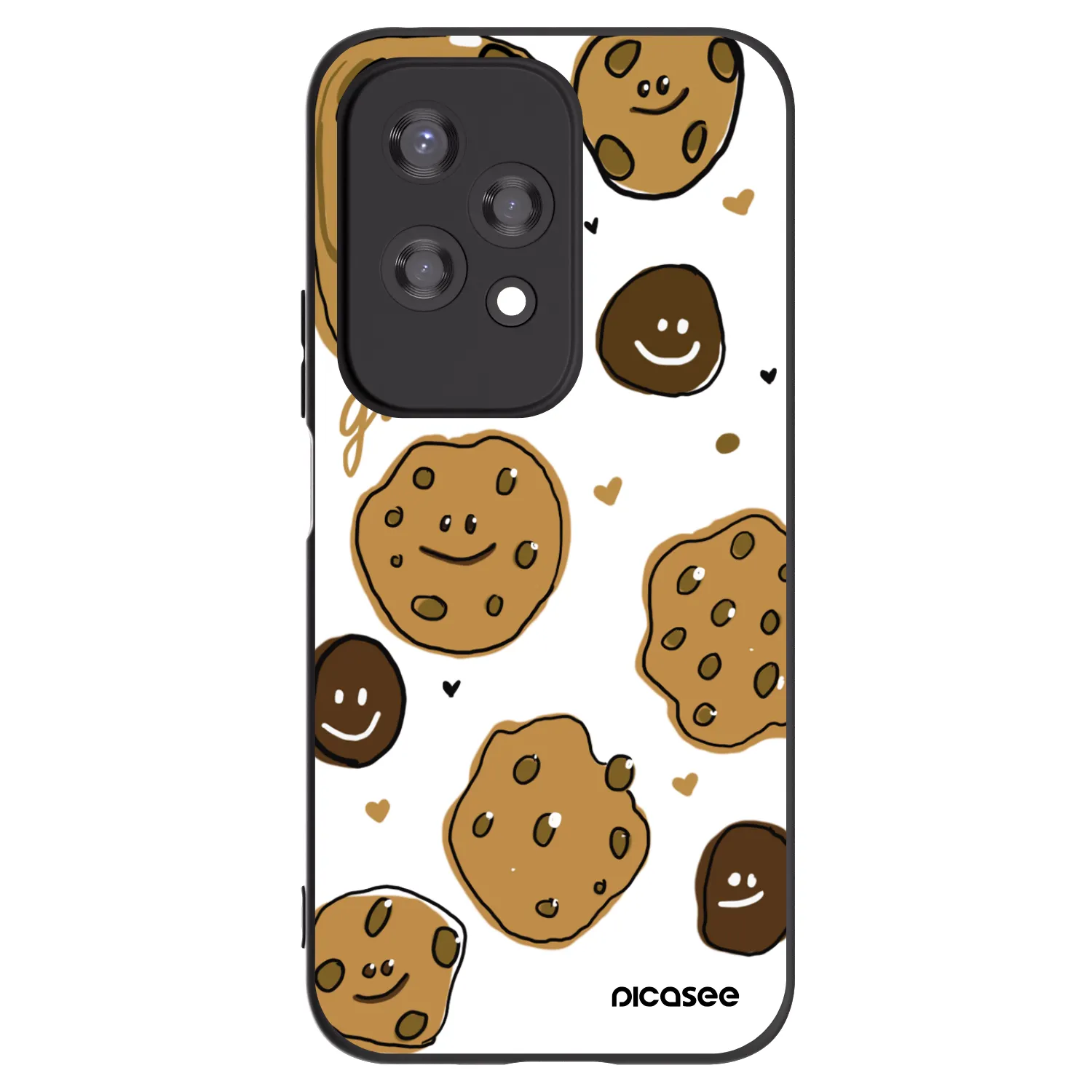 Picasee fekete szilikon tok az alábbi mobiltelefonokra Honor 200 Lite - Gookies