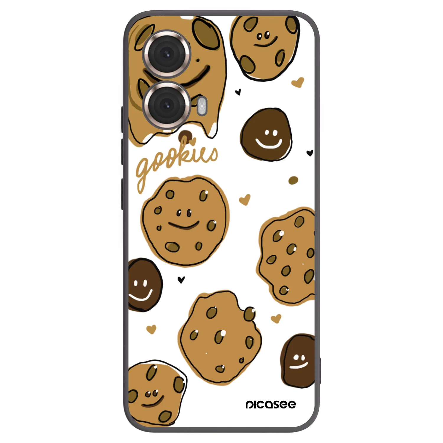 Picasee fekete szilikon tok az alábbi mobiltelefonokra Motorola Moto G85 - Gookies