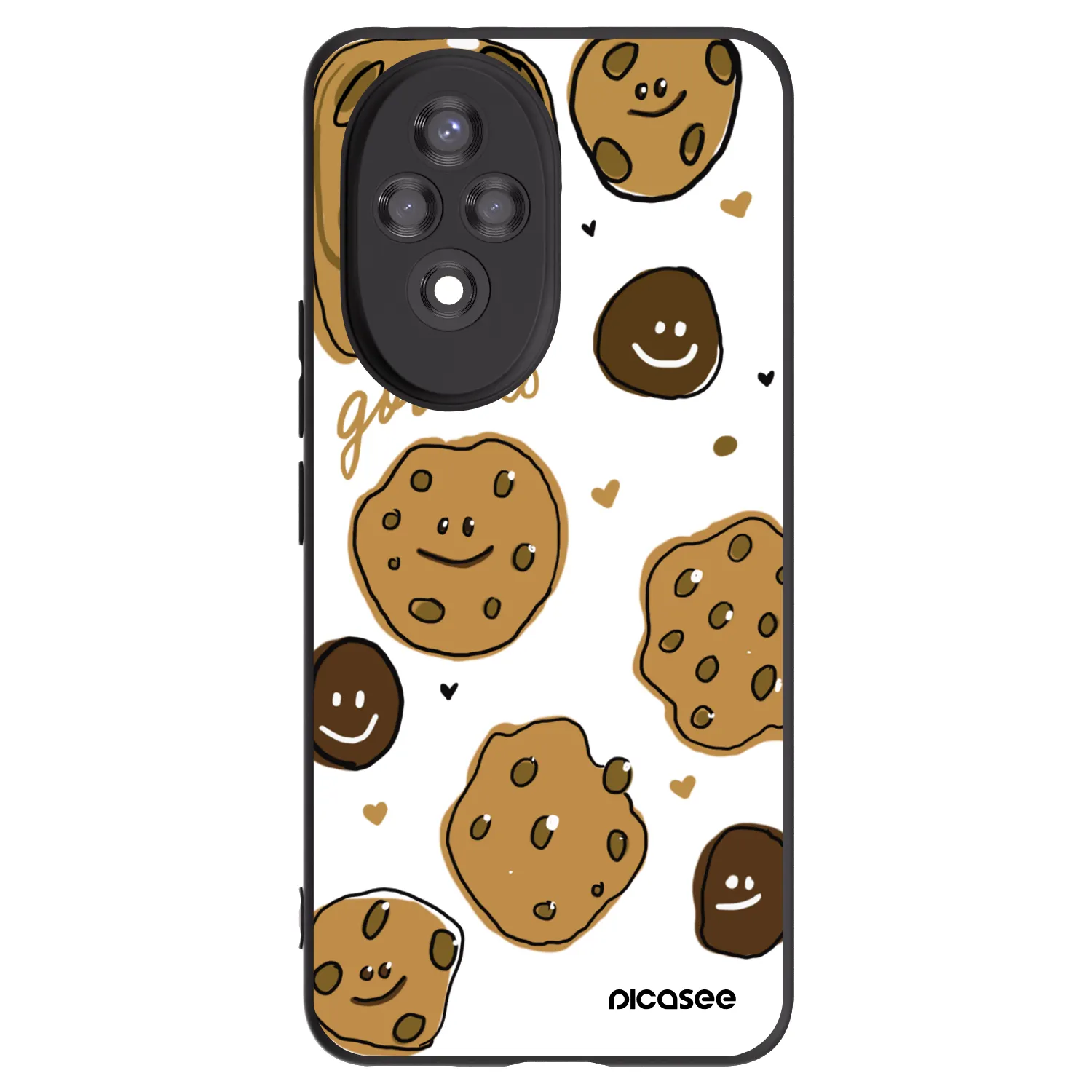 Picasee fekete szilikon tok az alábbi mobiltelefonokra Honor 200 Pro 5G - Gookies
