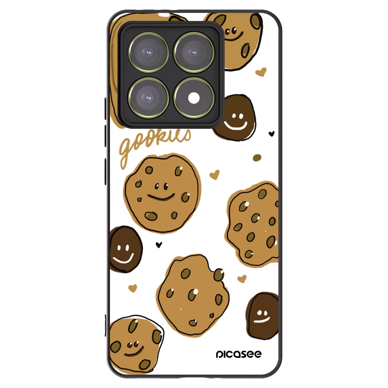 Picasee fekete szilikon tok az alábbi mobiltelefonokra Xiaomi 14T - Gookies