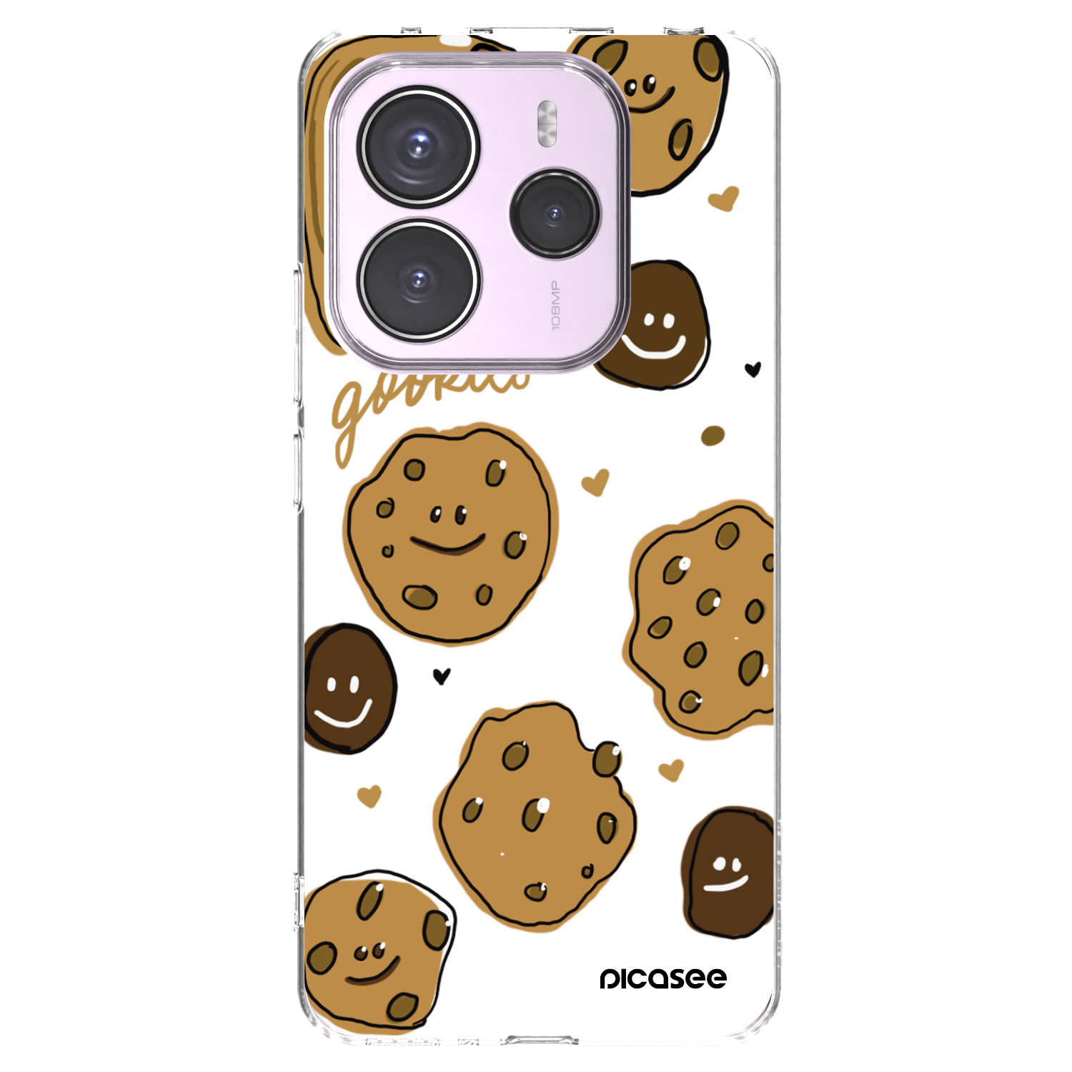 Picasee átlátszó szilikon tok az alábbi mobiltelefonokra Xiaomi Redmi Note 14 5G - Gookies