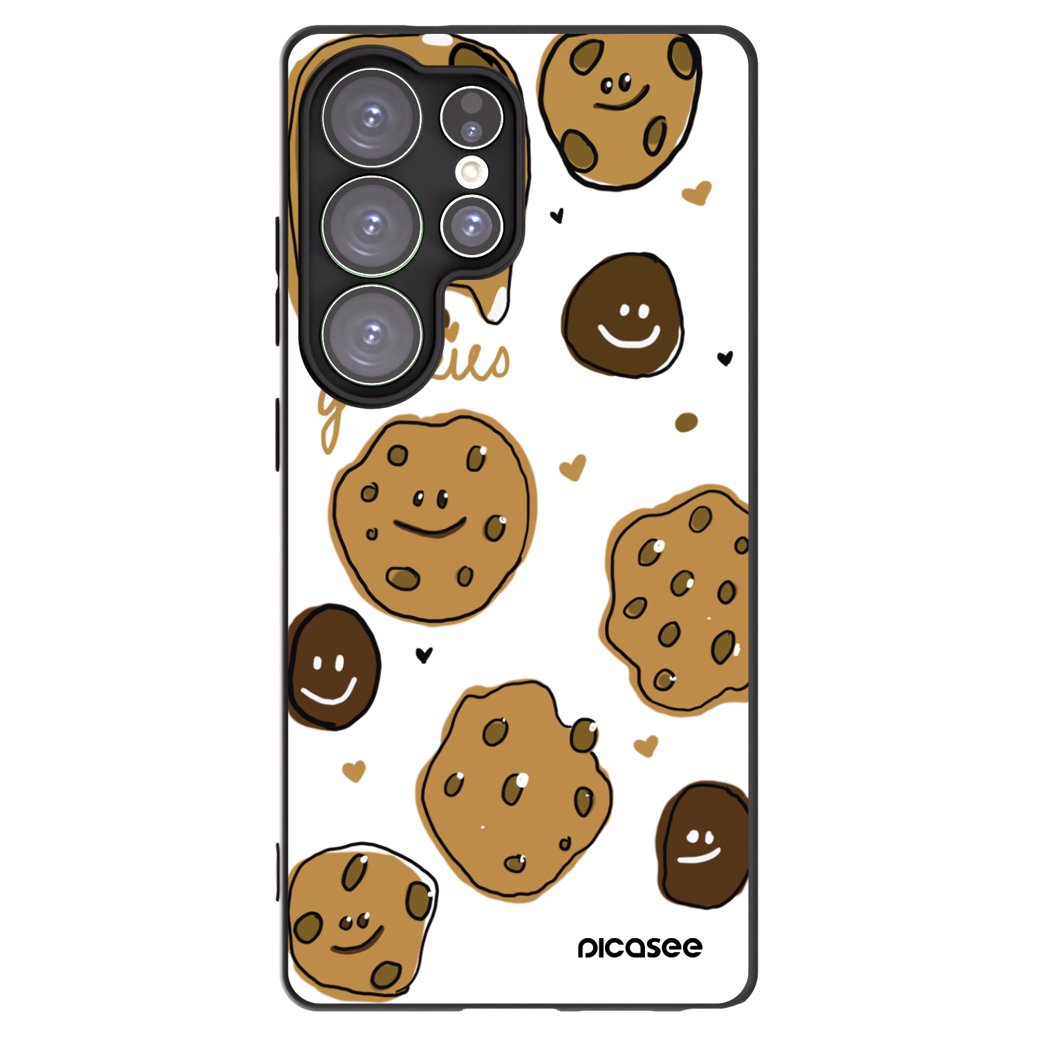 Picasee fekete szilikon tok az alábbi mobiltelefonokra Samsung Galaxy S25 Ultra 5G - Gookies