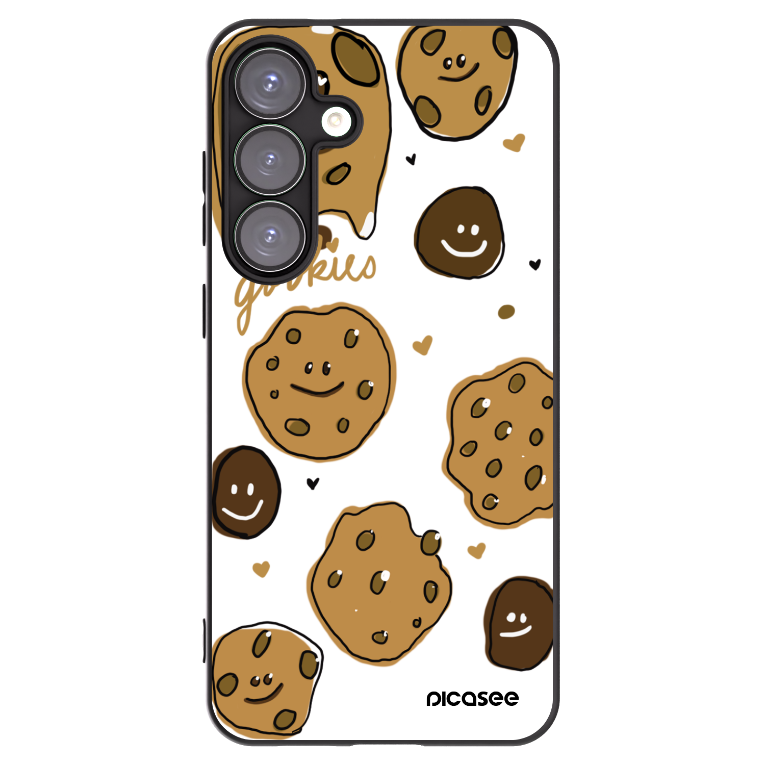 Picasee fekete szilikon tok az alábbi mobiltelefonokra Samsung Galaxy S25+ 5G - Gookies