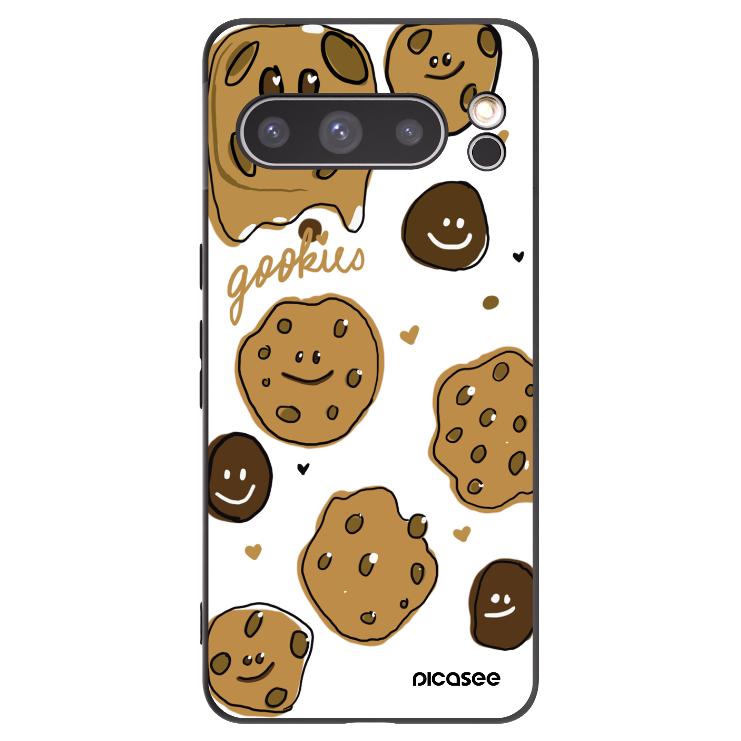 Picasee fekete szilikon tok az alábbi mobiltelefonokra Google Pixel 8 Pro - Gookies