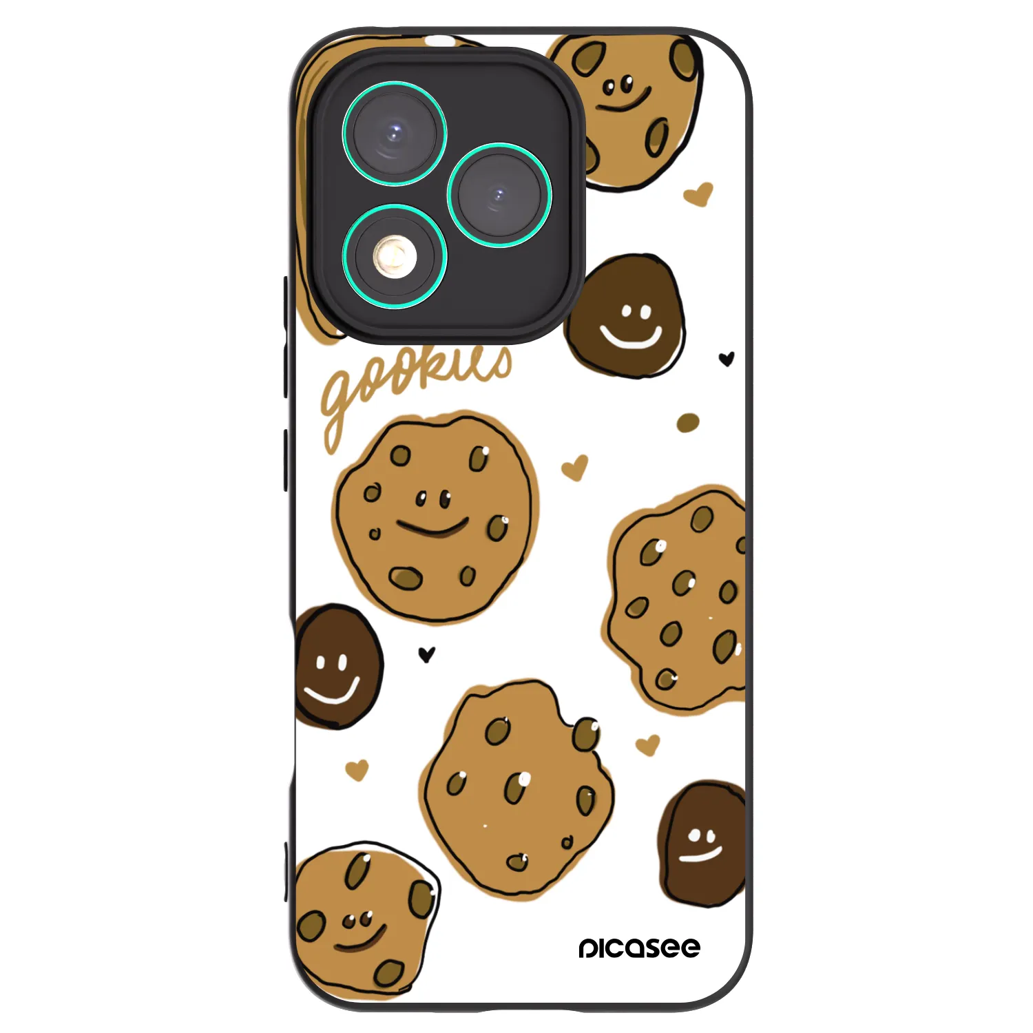 Picasee fekete szilikon tok az alábbi mobiltelefonokra Honor 400 Lite 5G - Gookies