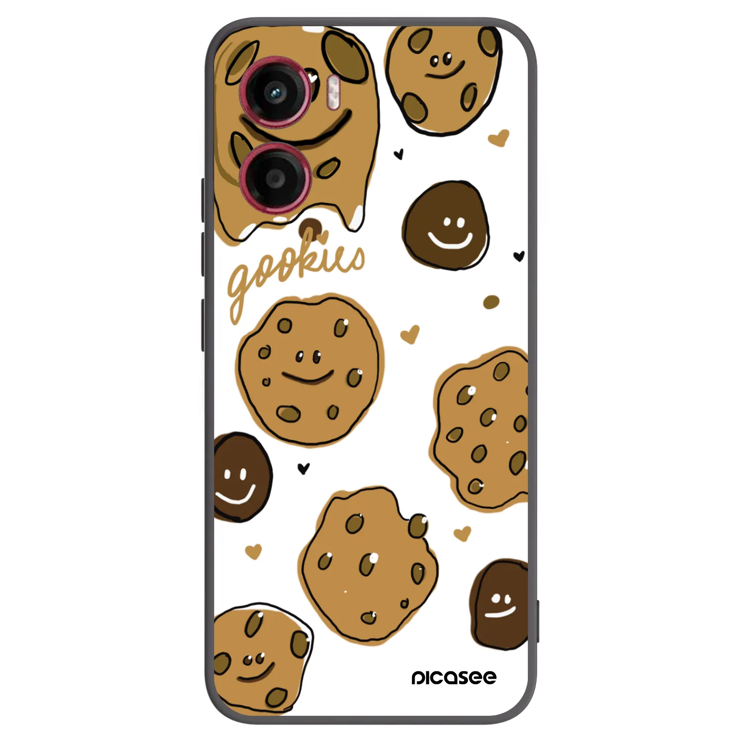 Picasee fekete szilikon tok az alábbi mobiltelefonokra Motorola Moto G05 - Gookies
