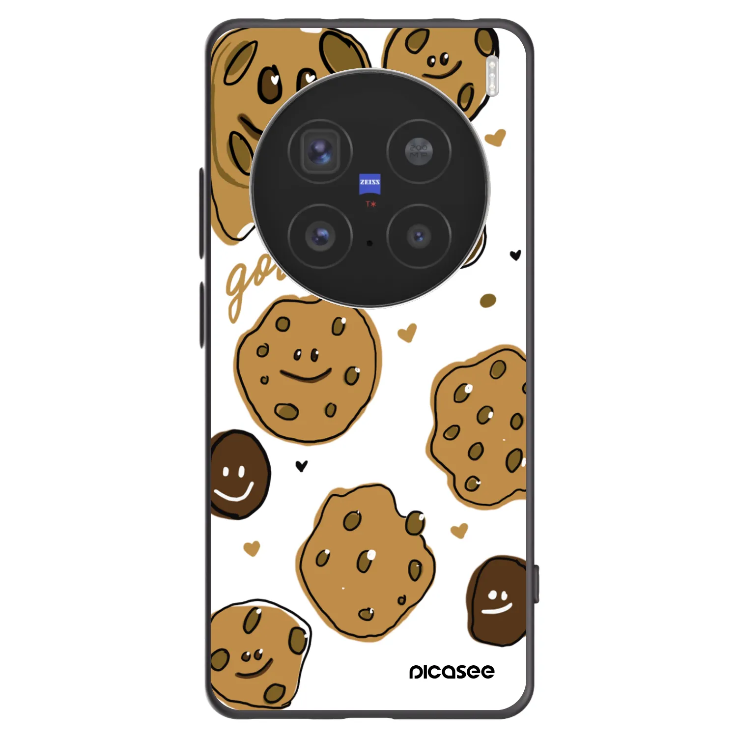 Picasee fekete szilikon tok az alábbi mobiltelefonokra Vivo X200 Pro - Gookies