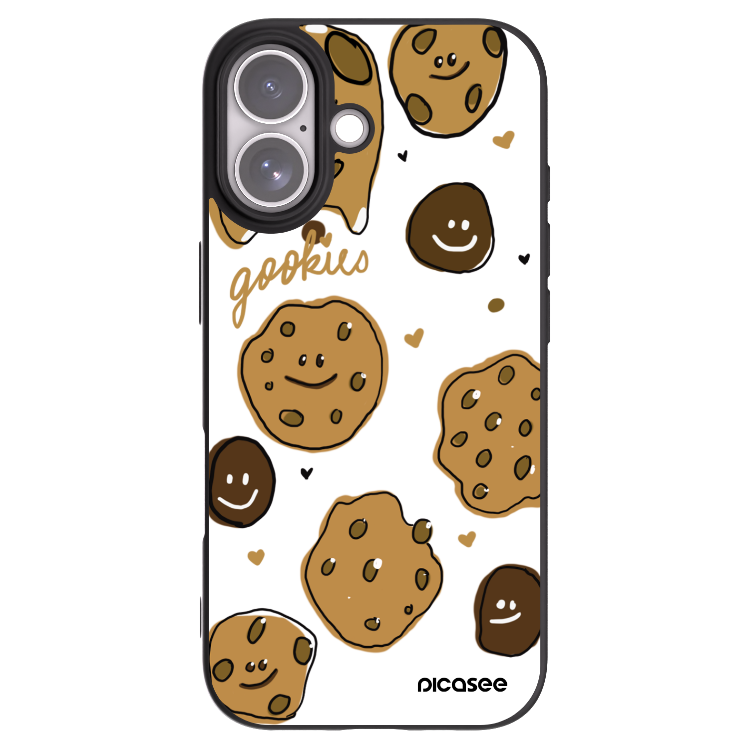 Picasee fekete szilikon tok az alábbi mobiltelefonokra Apple iPhone 17 - Gookies