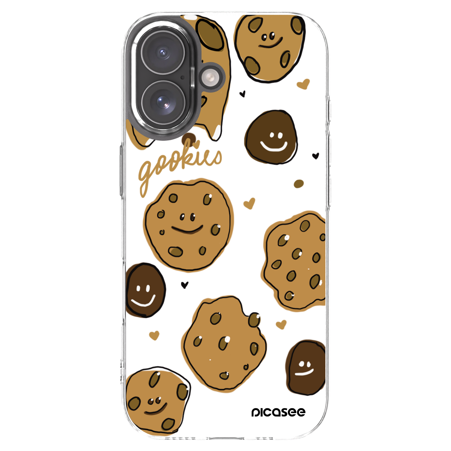 Picasee átlátszó szilikon tok az alábbi mobiltelefonokra Apple iPhone 17 - Gookies