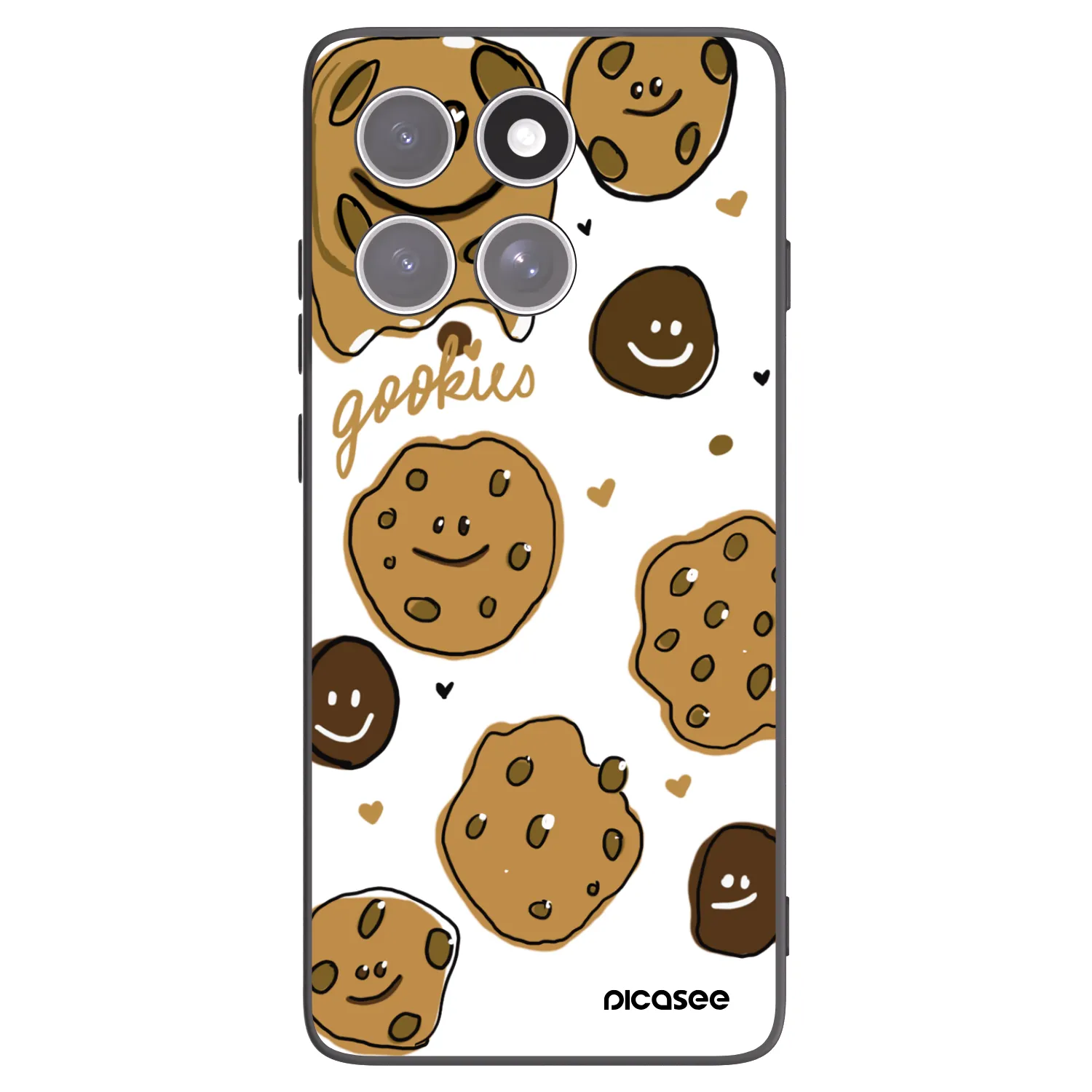 Picasee fekete szilikon tok az alábbi mobiltelefonokra Motorola Edge 60 Fusion - Gookies