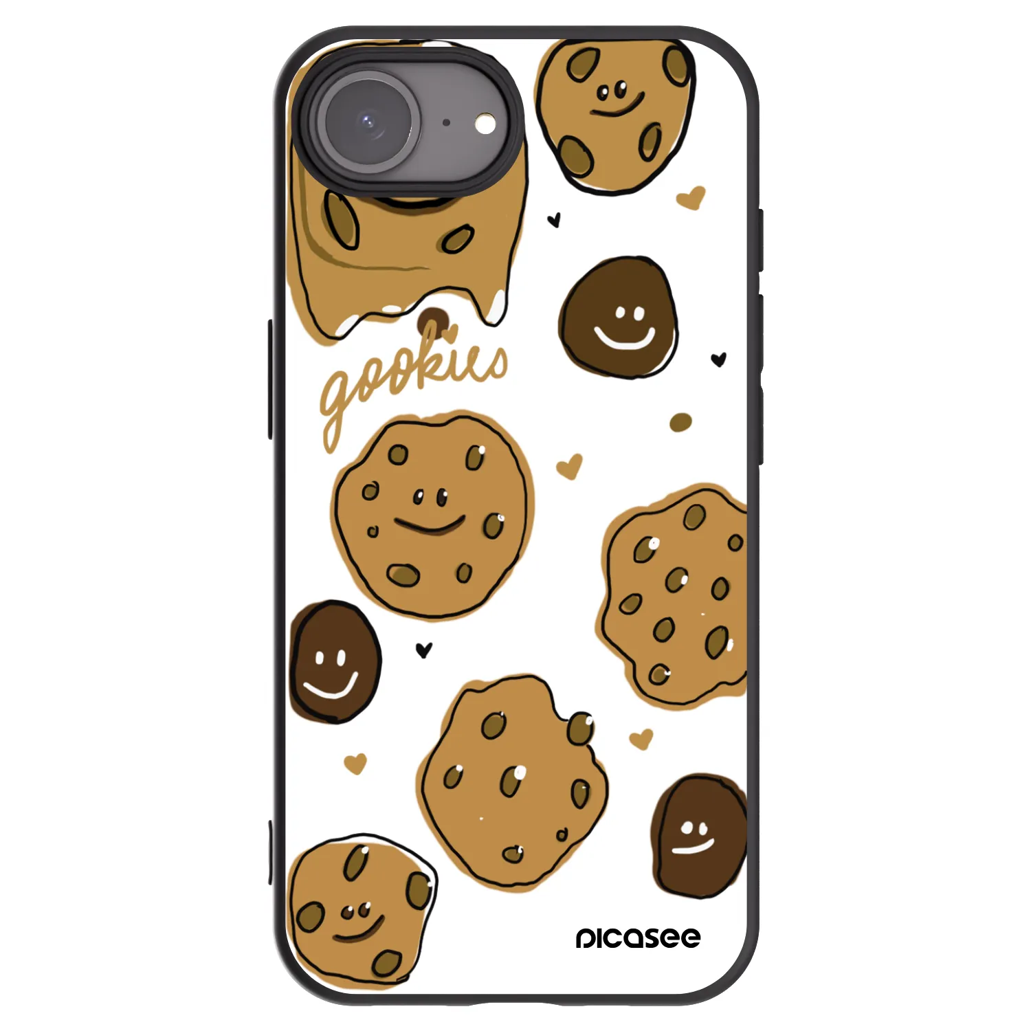 Picasee fekete szilikon tok az alábbi mobiltelefonokra Apple iPhone 17e - Gookies