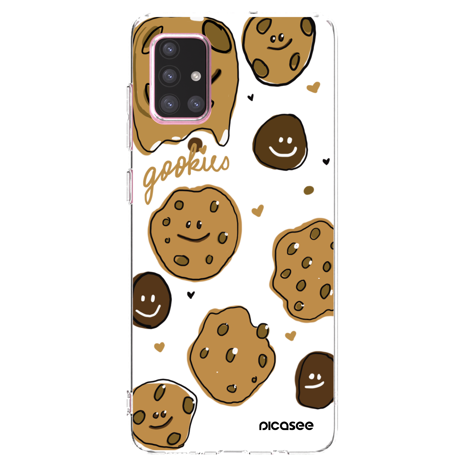 Picasee átlátszó szilikon tok az alábbi mobiltelefonokra Samsung Galaxy A71 A715F - Gookies