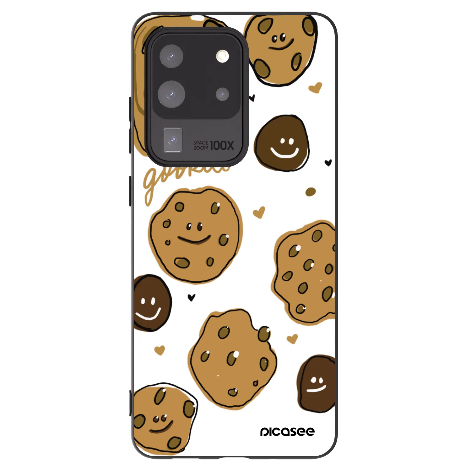 Picasee fekete szilikon tok az alábbi mobiltelefonokra Samsung Galaxy S20 Ultra 5G G988F - Gookies