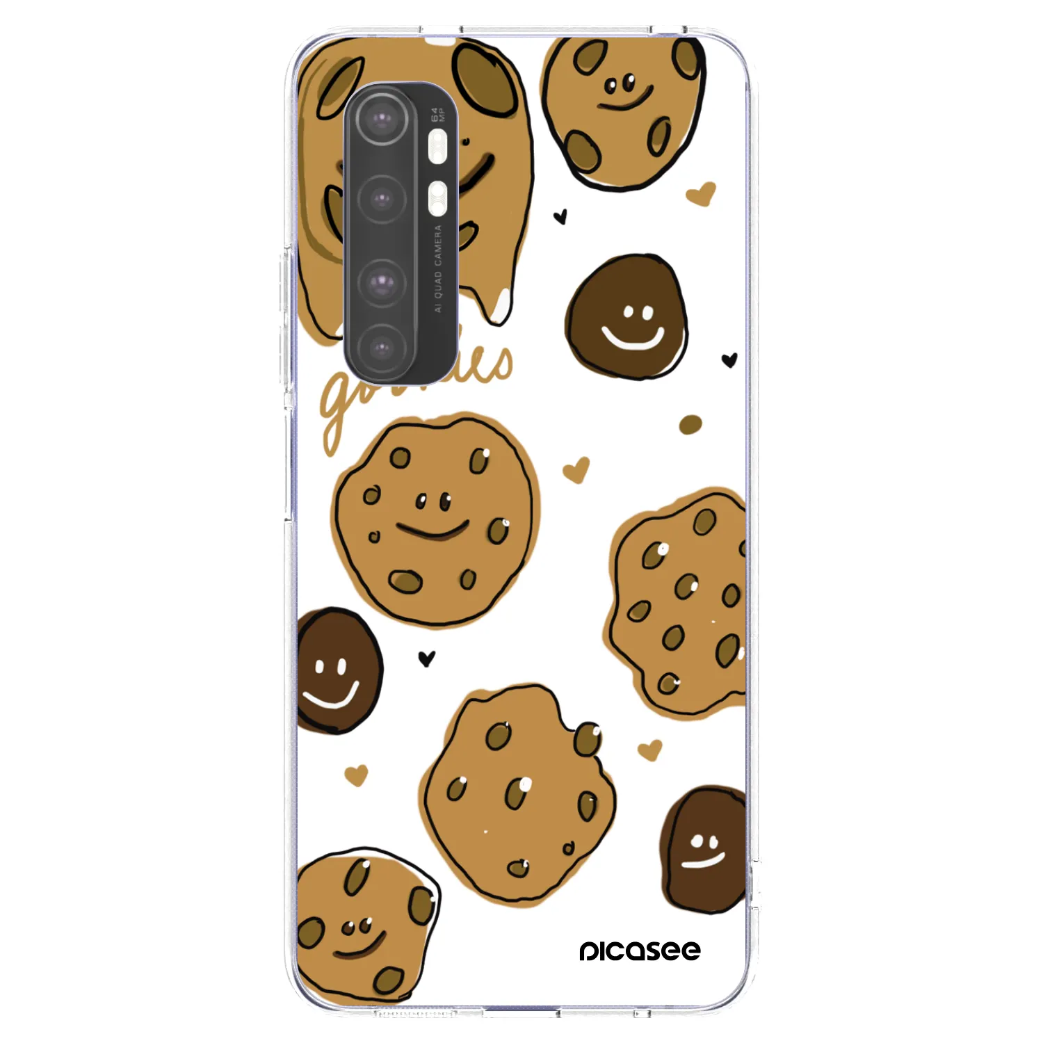 Picasee átlátszó szilikon tok az alábbi mobiltelefonokra Xiaomi Mi Note 10 Lite - Gookies